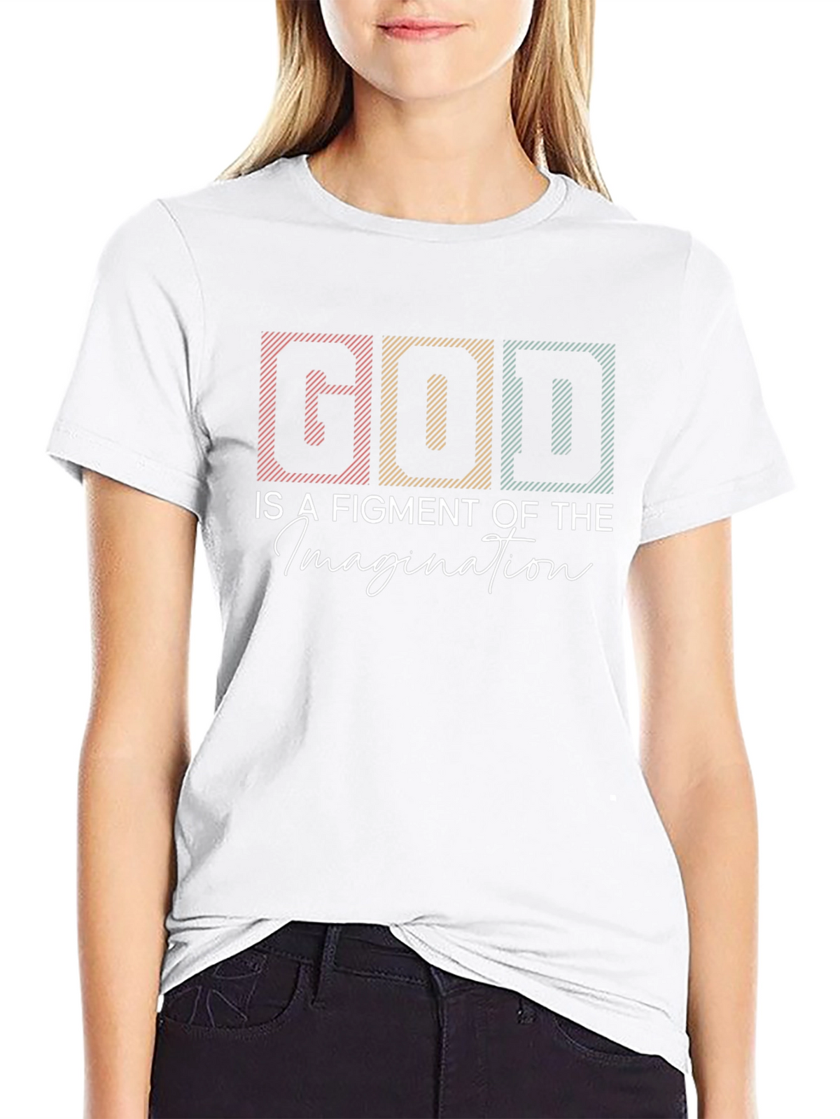 God is a Figment of Imagination Graphic Tee
