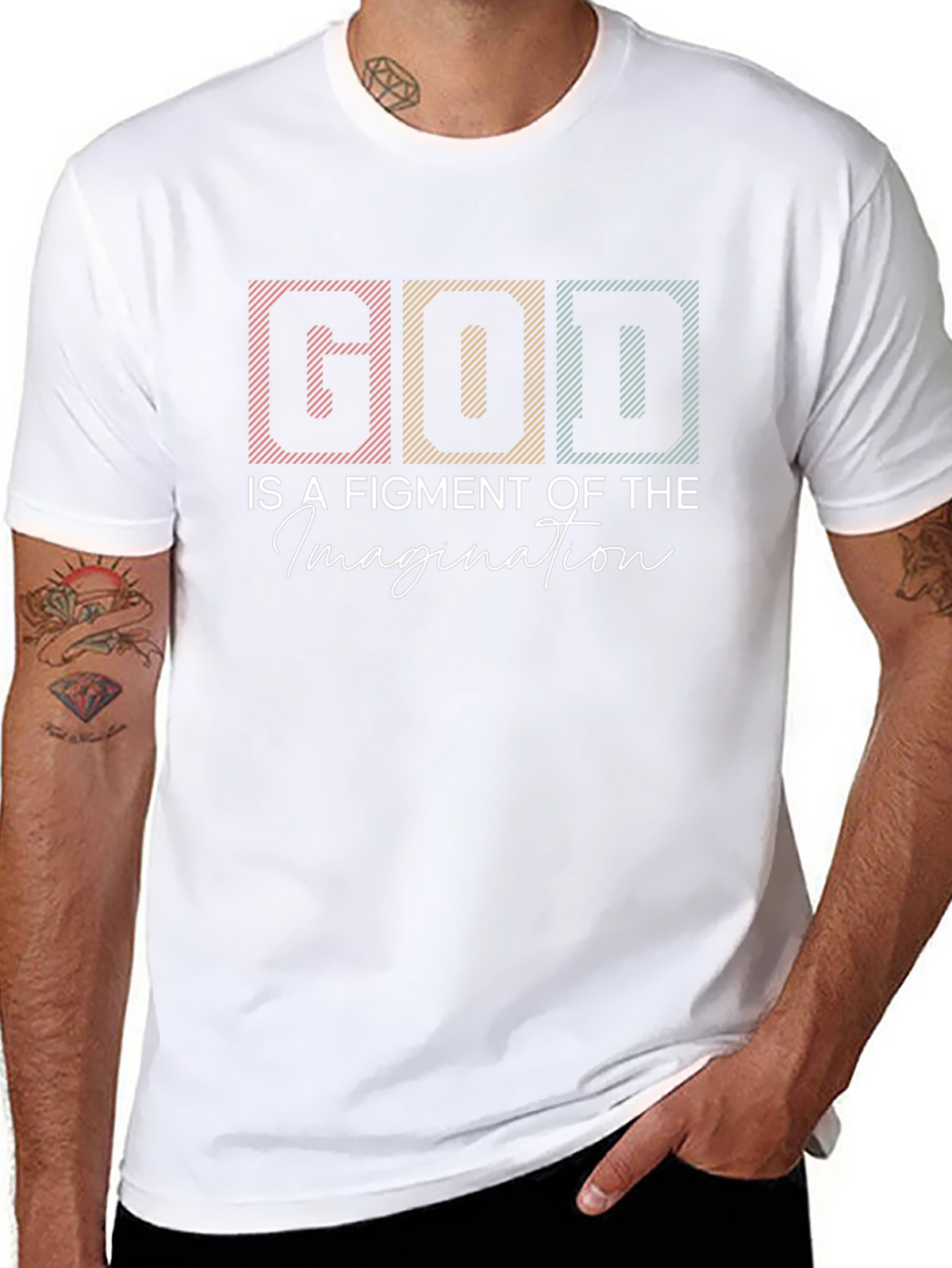 God is a Figment of Imagination Graphic Tee