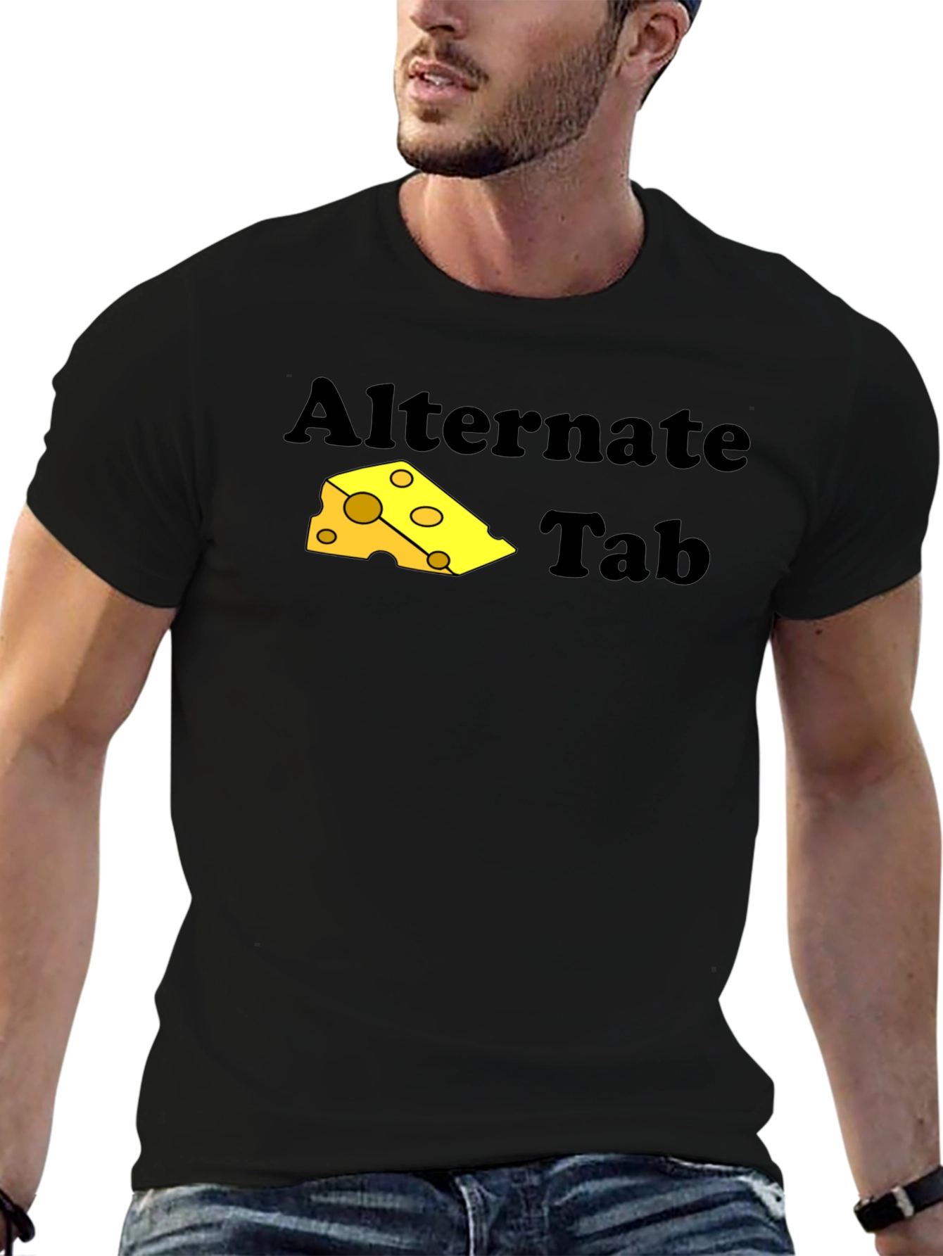 Alternate Cheese Tab T-Shirt - Funny Programmer Tee