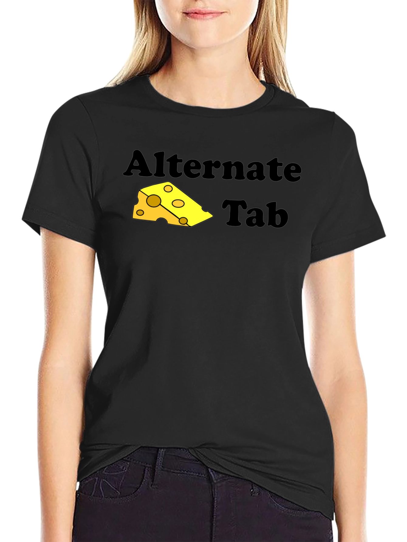 Alternate Cheese Tab T-Shirt - Funny Programmer Tee