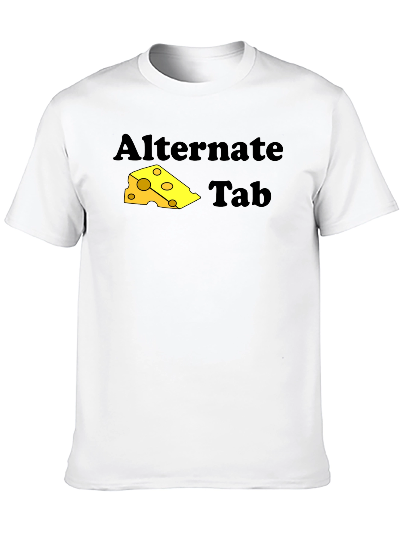 Alternate Cheese Tab T-Shirt - Funny Programmer Tee