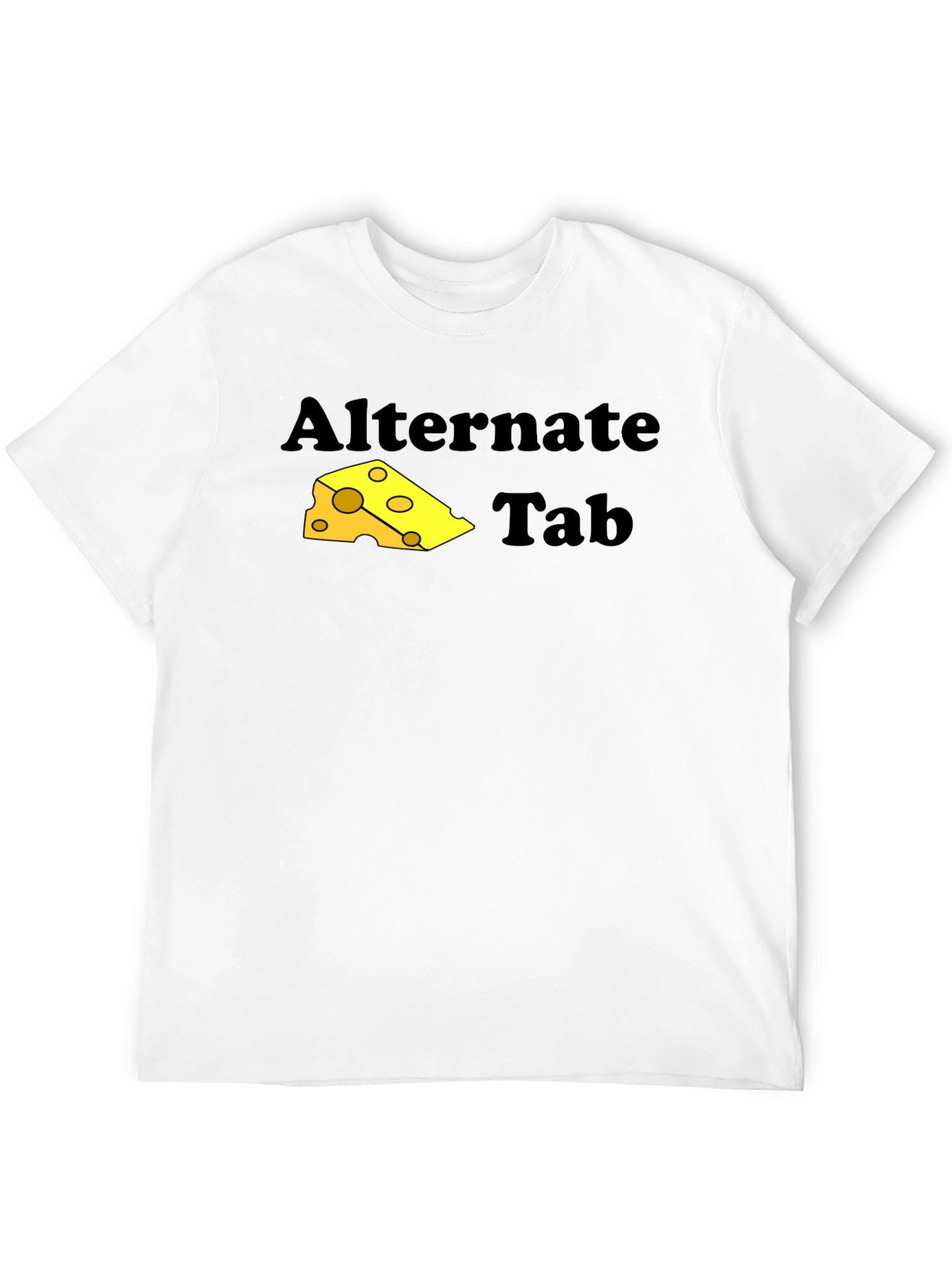 Alternate Cheese Tab T-Shirt - Funny Programmer Tee