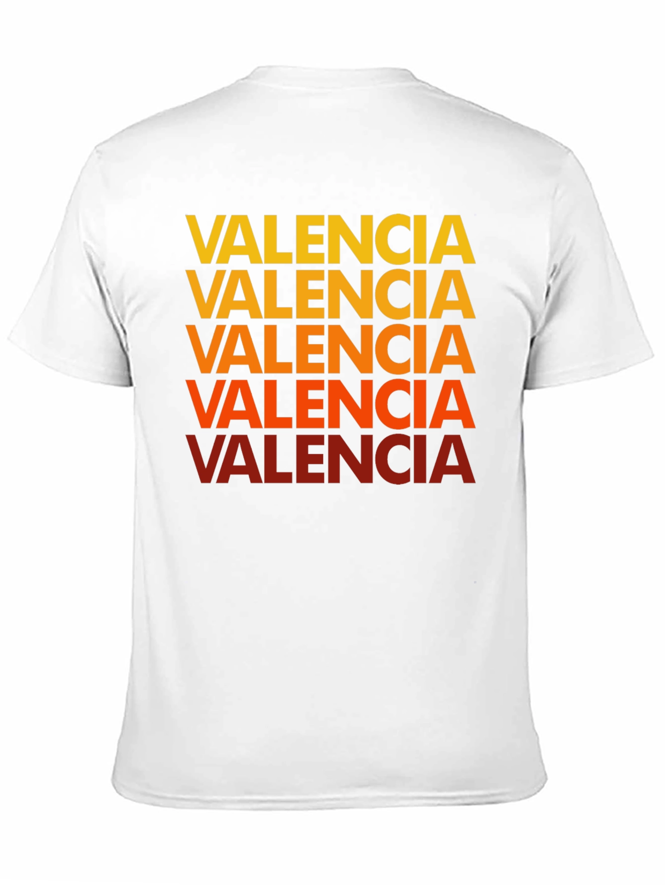 Valencia Text Graphic Tee - Casual Cotton Shirt