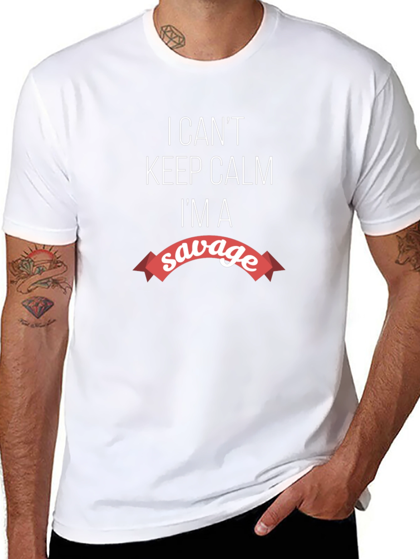 Savage Graphic Tee - I Cant Keep Calm