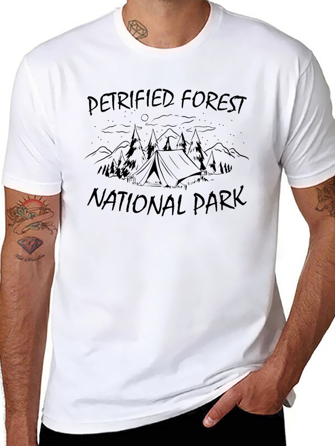 Petrified Forest National Park T-Shirt - Black