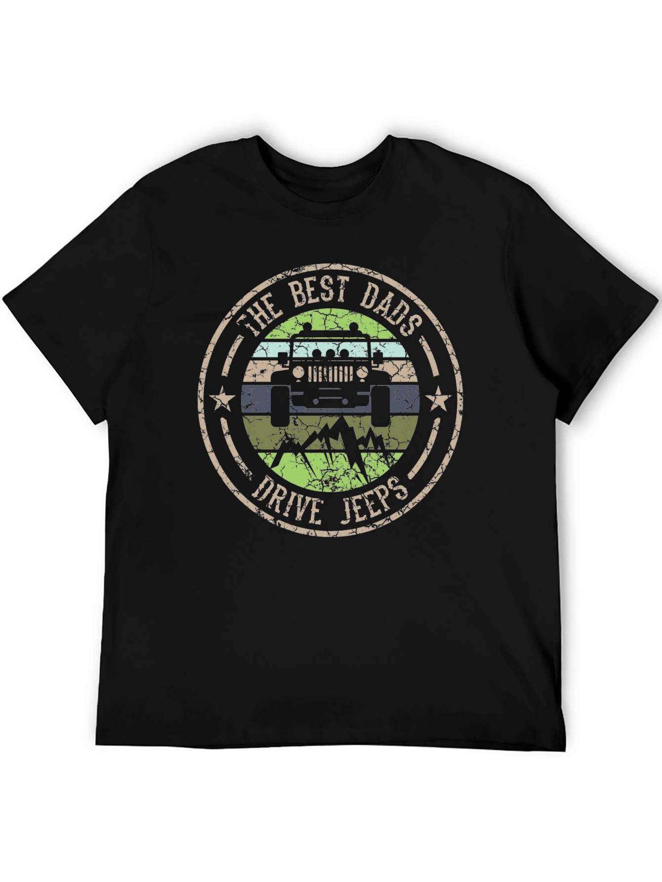 The Best Dads Drive Jeeps Graphic Tee