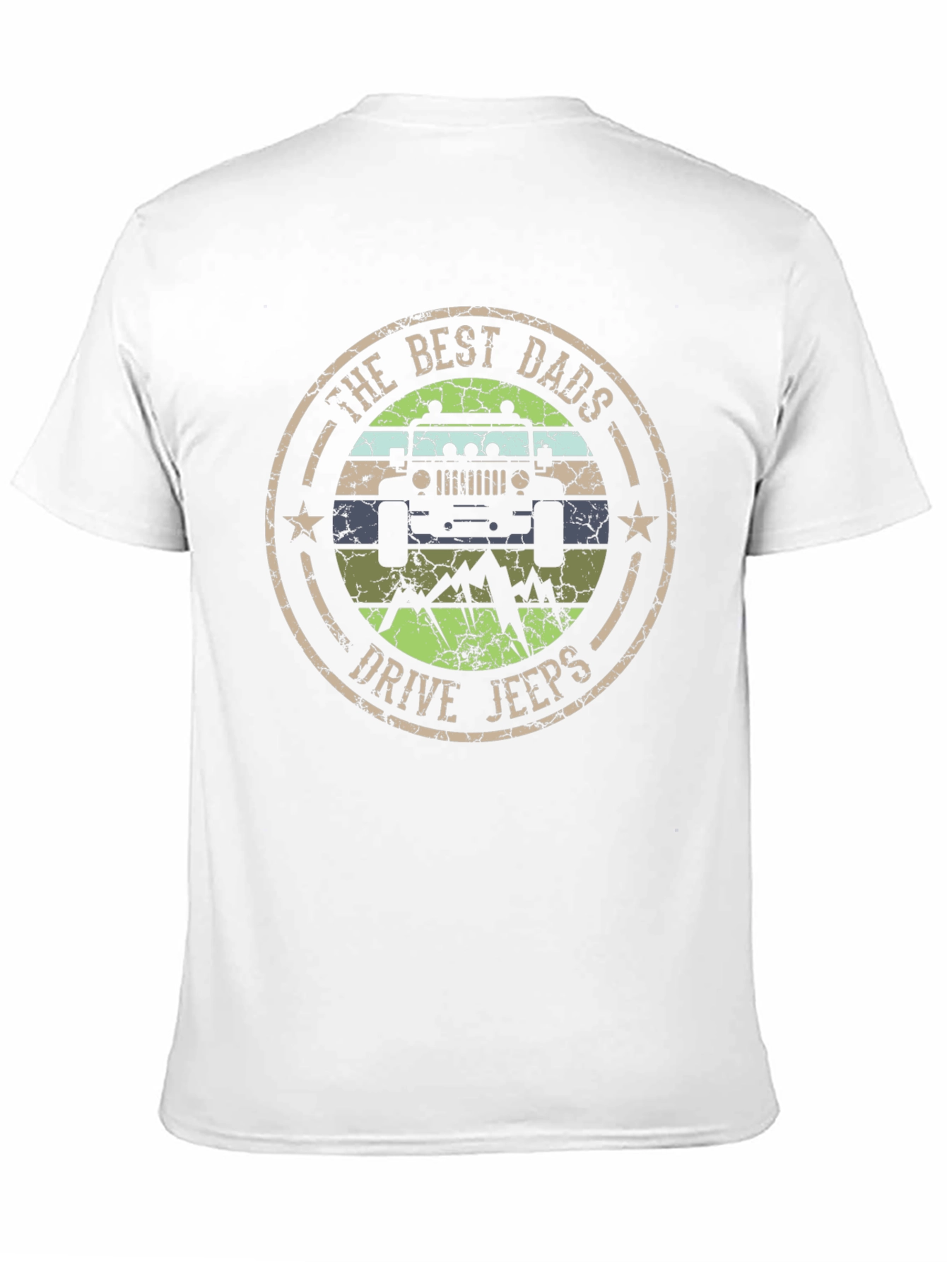 The Best Dads Drive Jeeps Graphic Tee