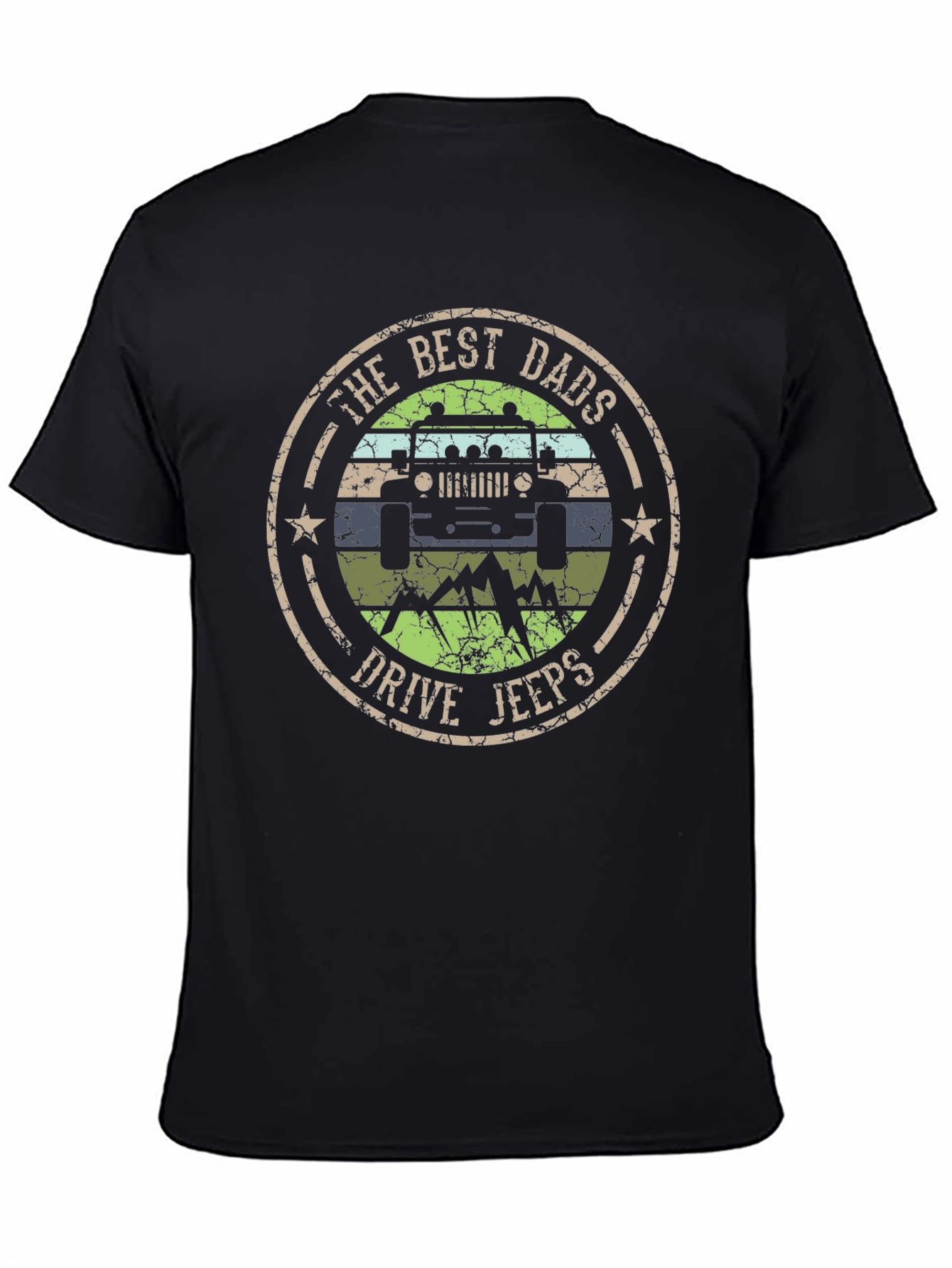 The Best Dads Drive Jeeps Graphic Tee