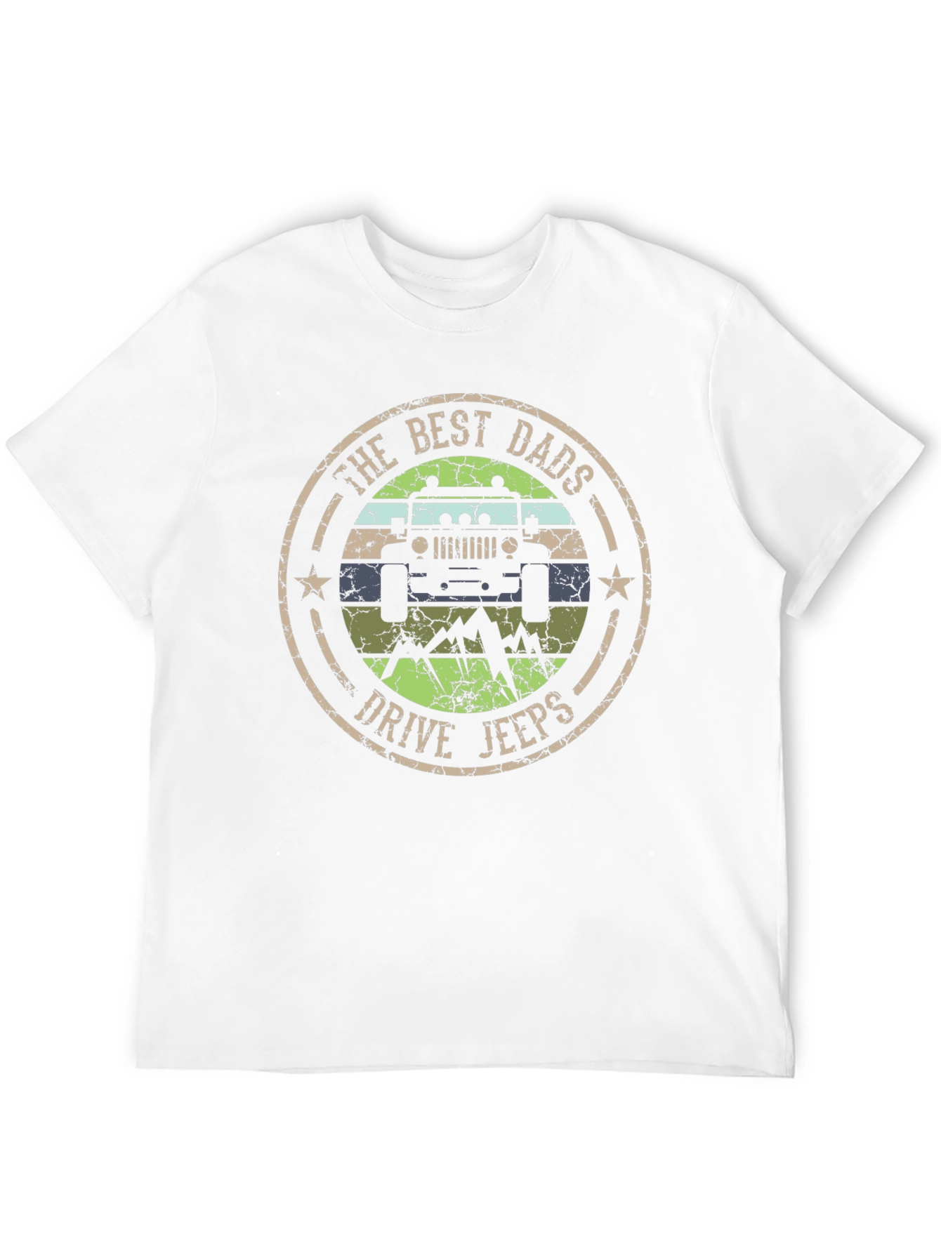 The Best Dads Drive Jeeps Graphic Tee