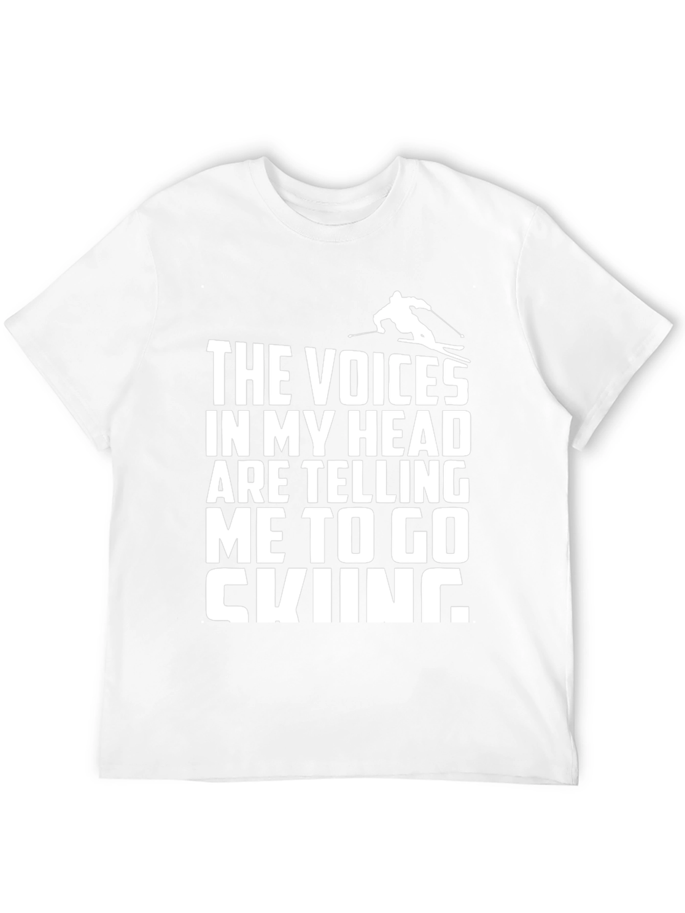 Voices in My Head Skiing T-Shirt
