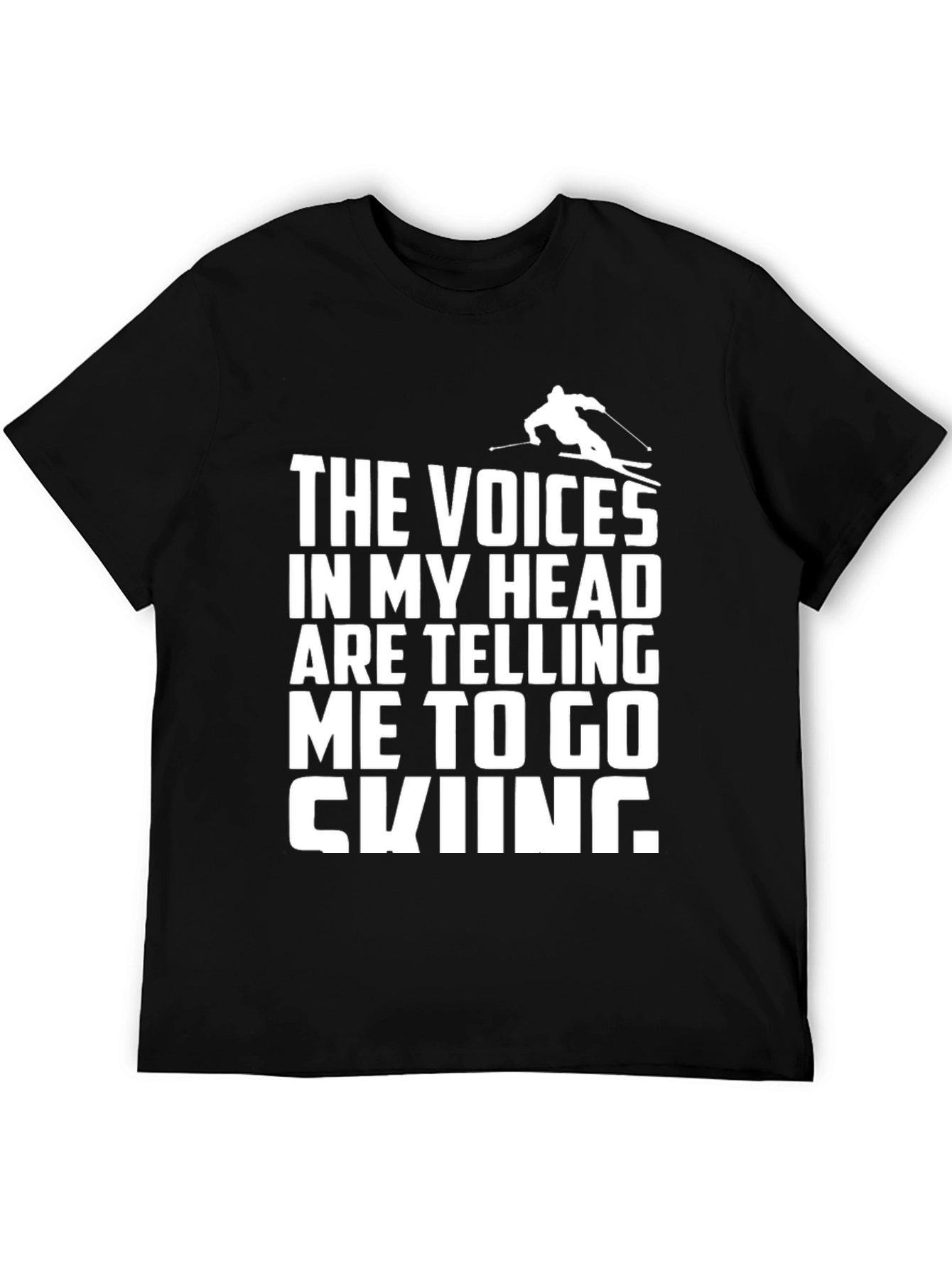 Voices in My Head Skiing T-Shirt