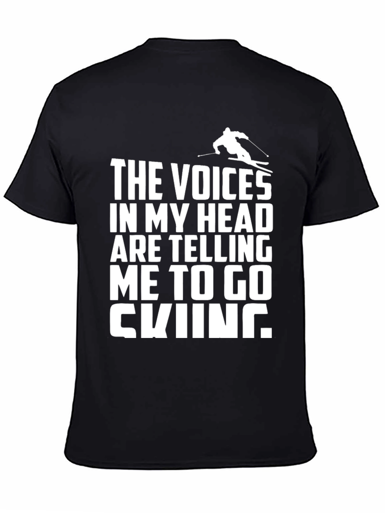 Voices in My Head Skiing T-Shirt