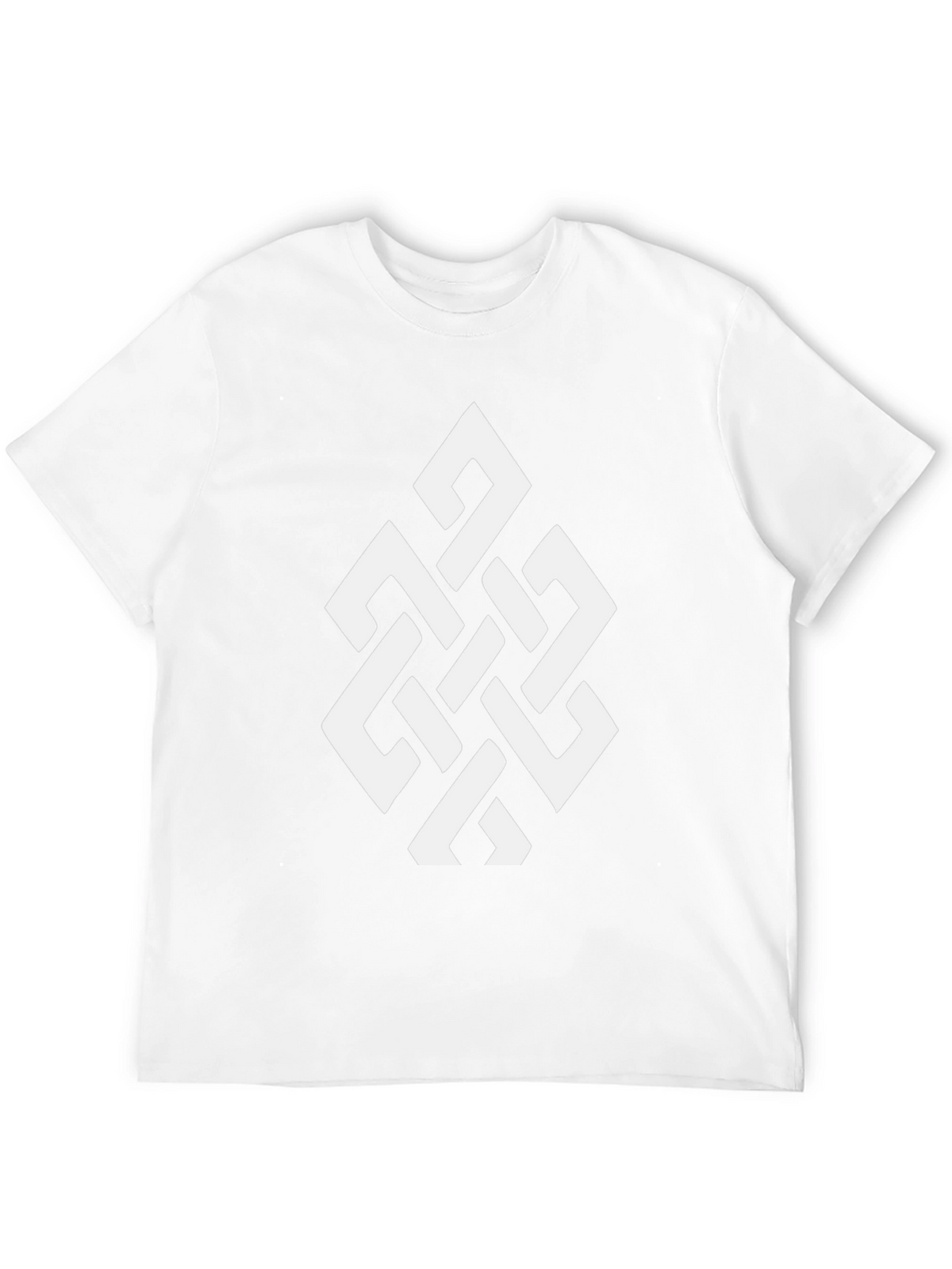 Geometric Knot Black T-Shirt