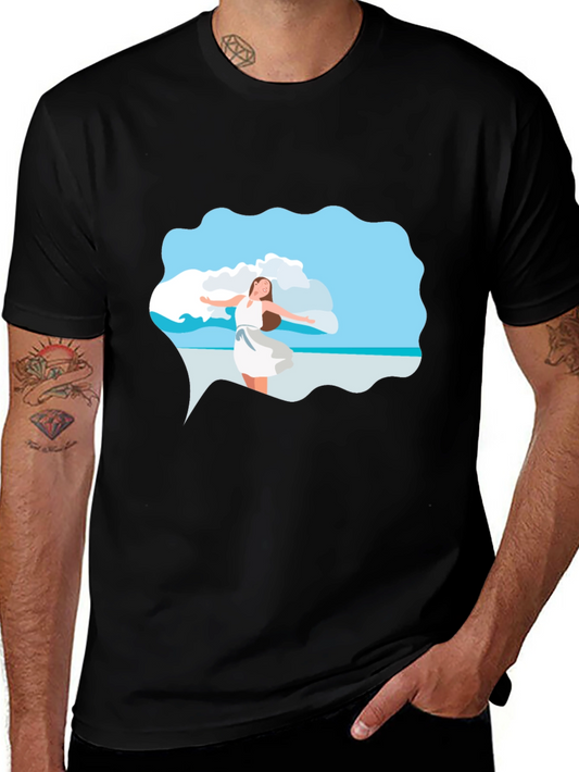 Summer Dream Black T-Shirt
