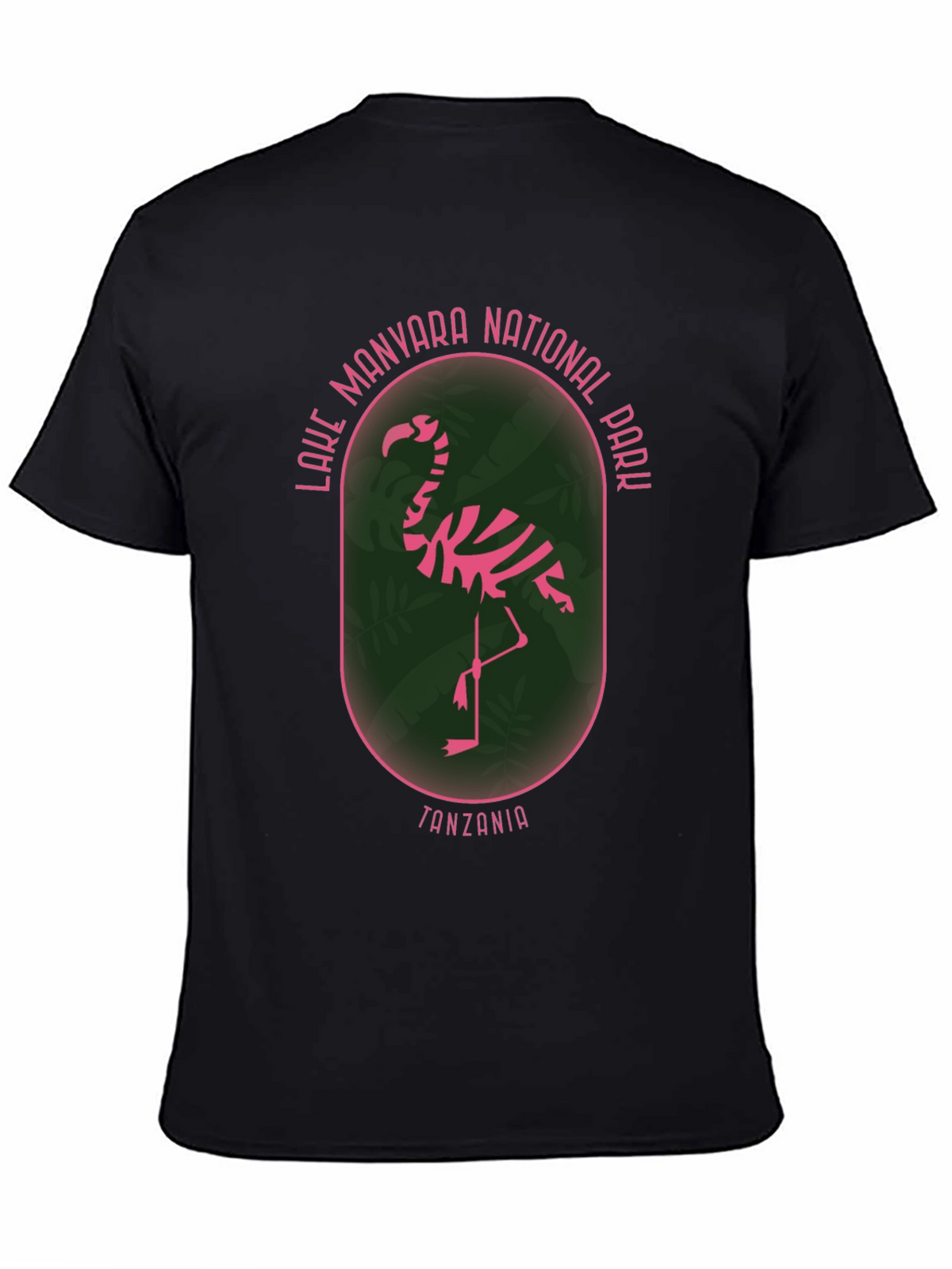 Lake Manyara National Park Flamingo Graphic T-Shirt