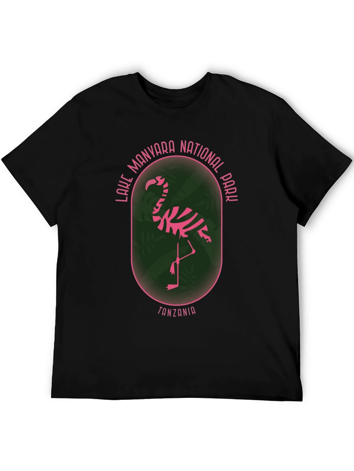 Lake Manyara National Park Flamingo Graphic T-Shirt