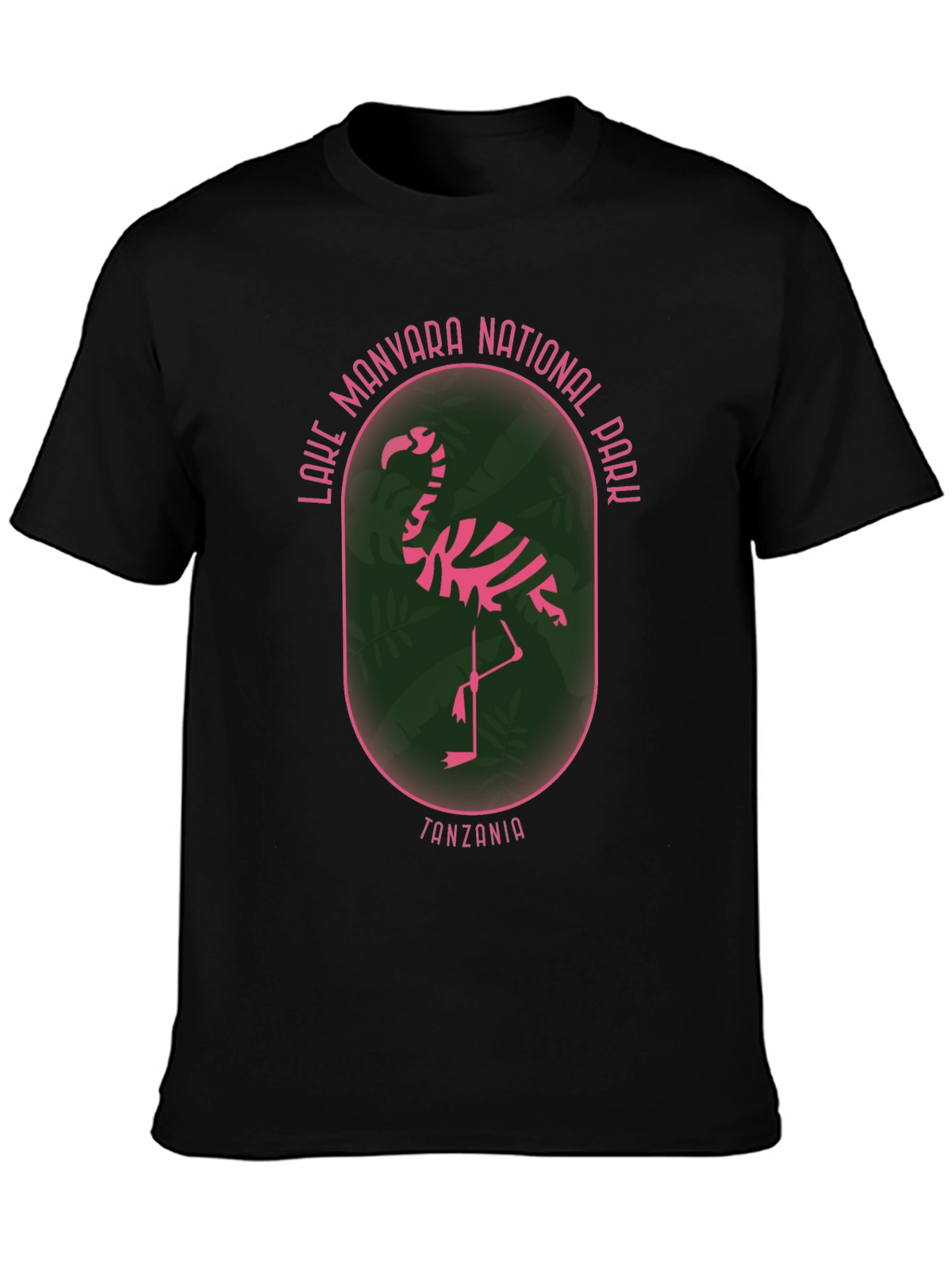 Lake Manyara National Park Flamingo Graphic T-Shirt