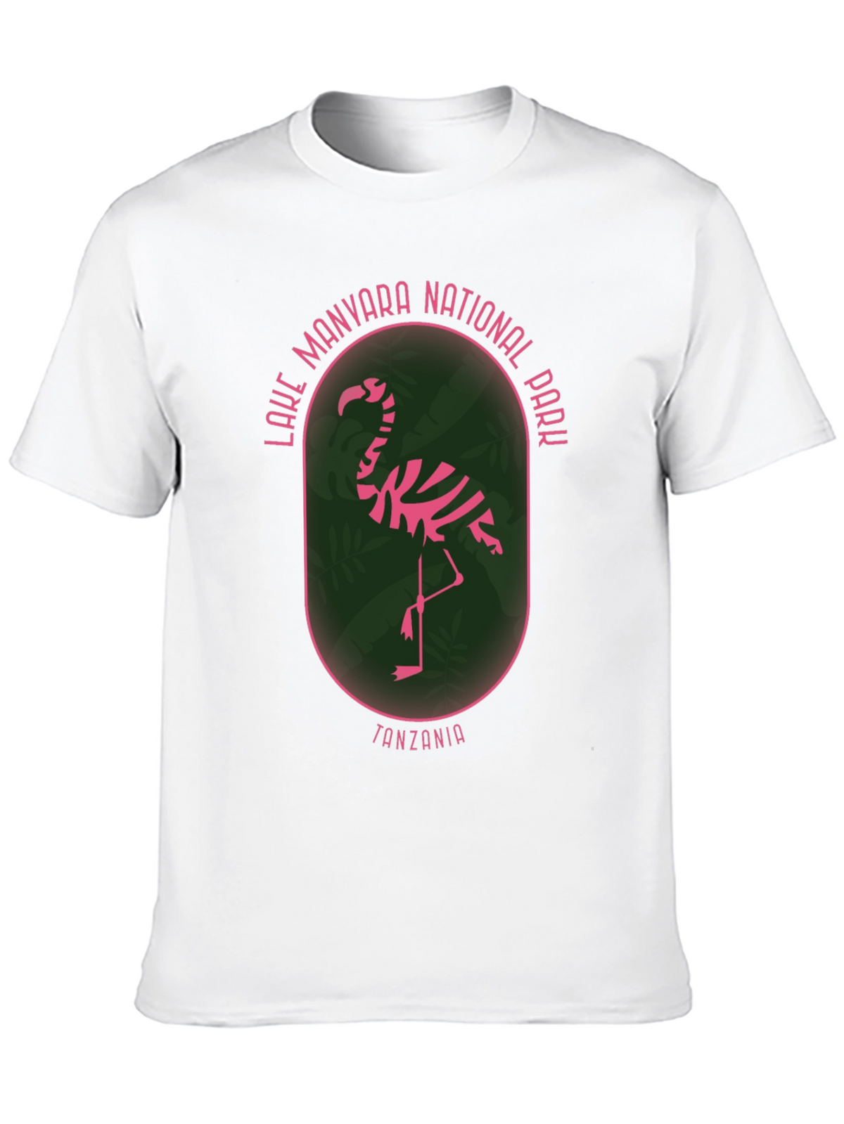 Lake Manyara National Park Flamingo Graphic T-Shirt