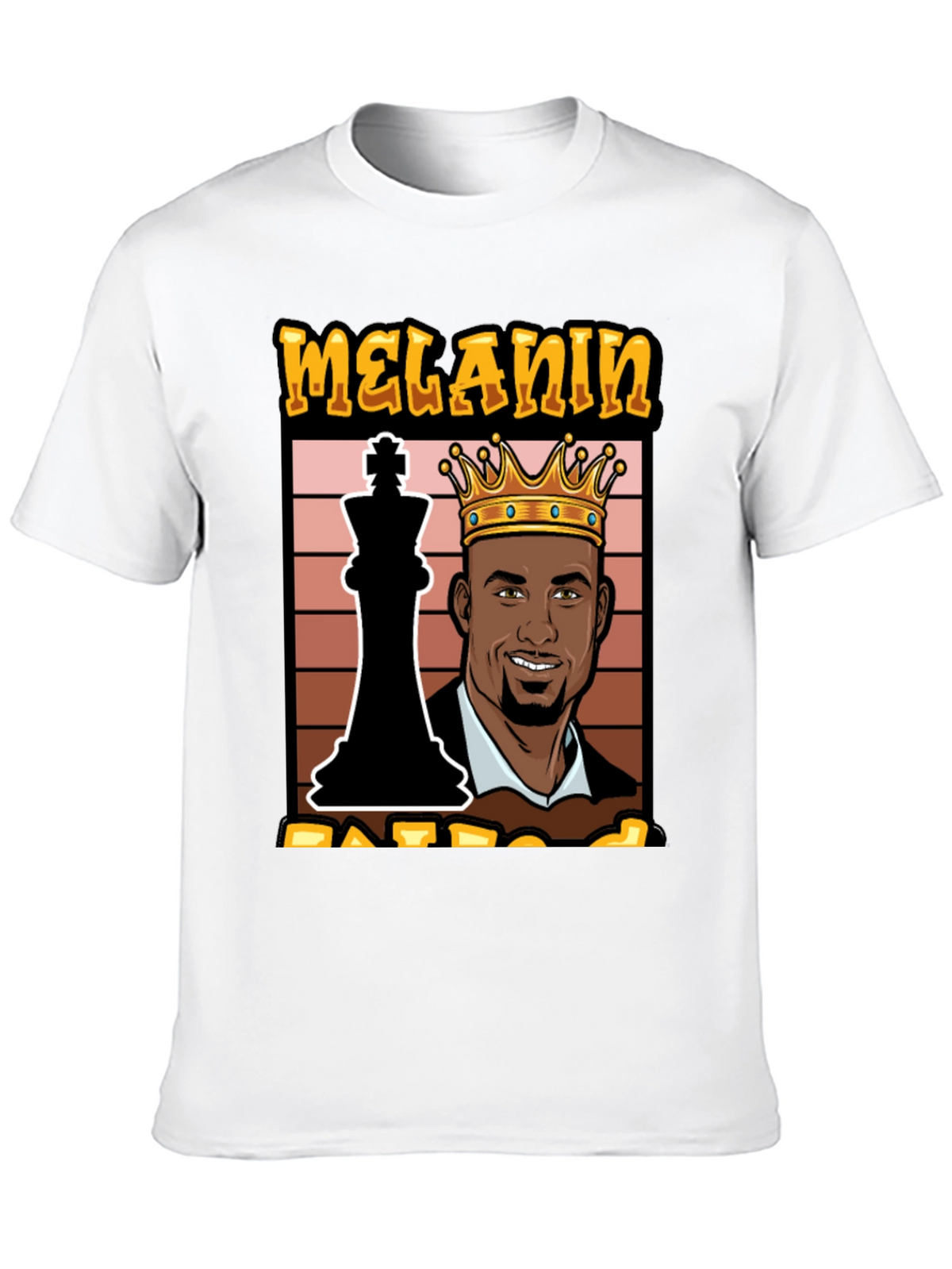Melanin King Chess Graphic Tee