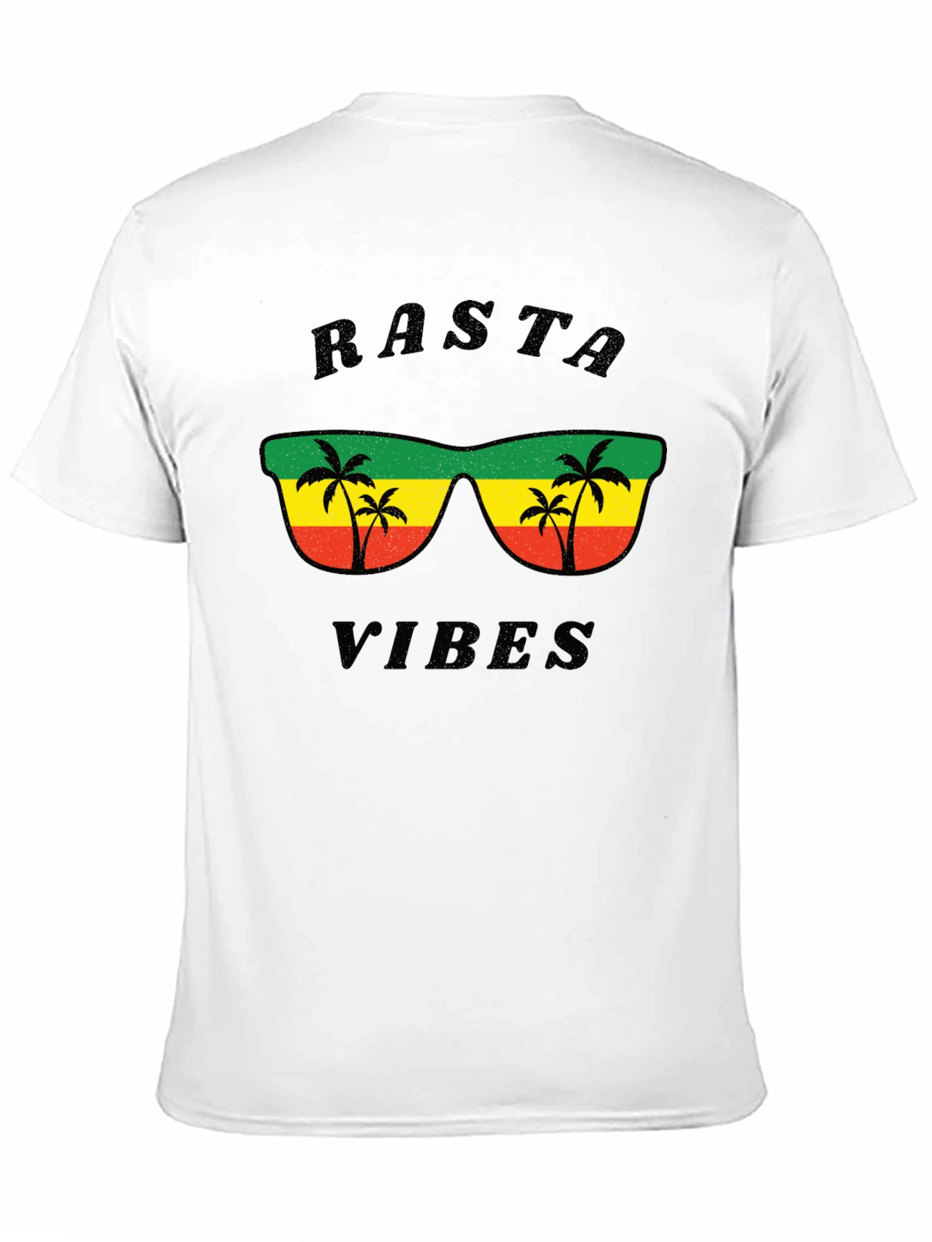 Rasta Vibes T-Shirt - Reggae Style Graphic Tee