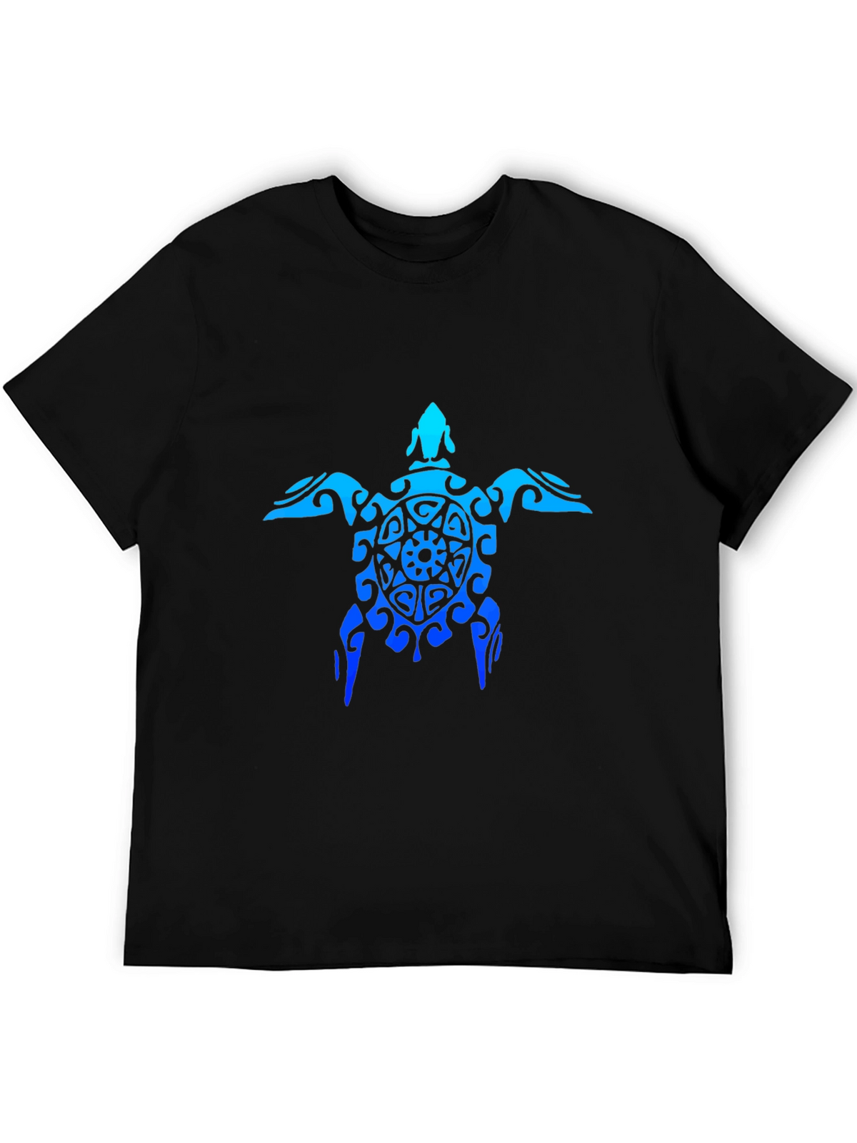 Turtle Graphic Black T-Shirt