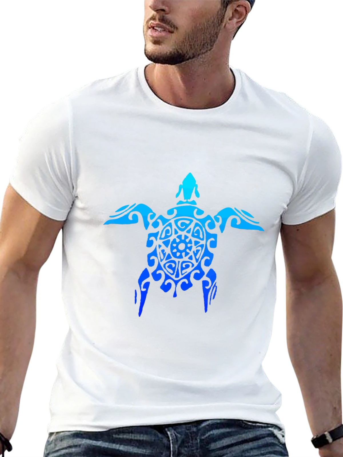 Turtle Graphic Black T-Shirt