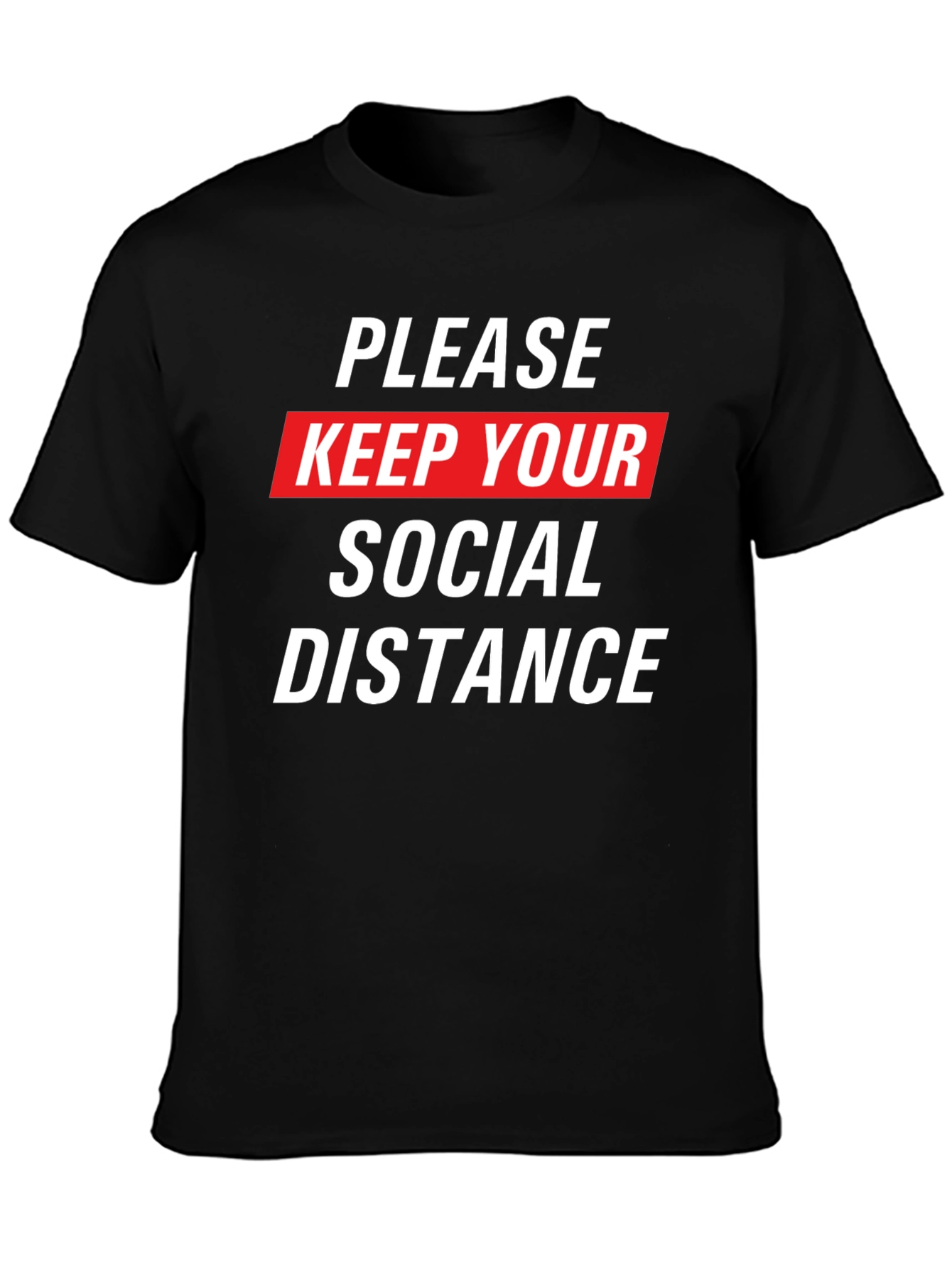 Social Distance Graphic Tee