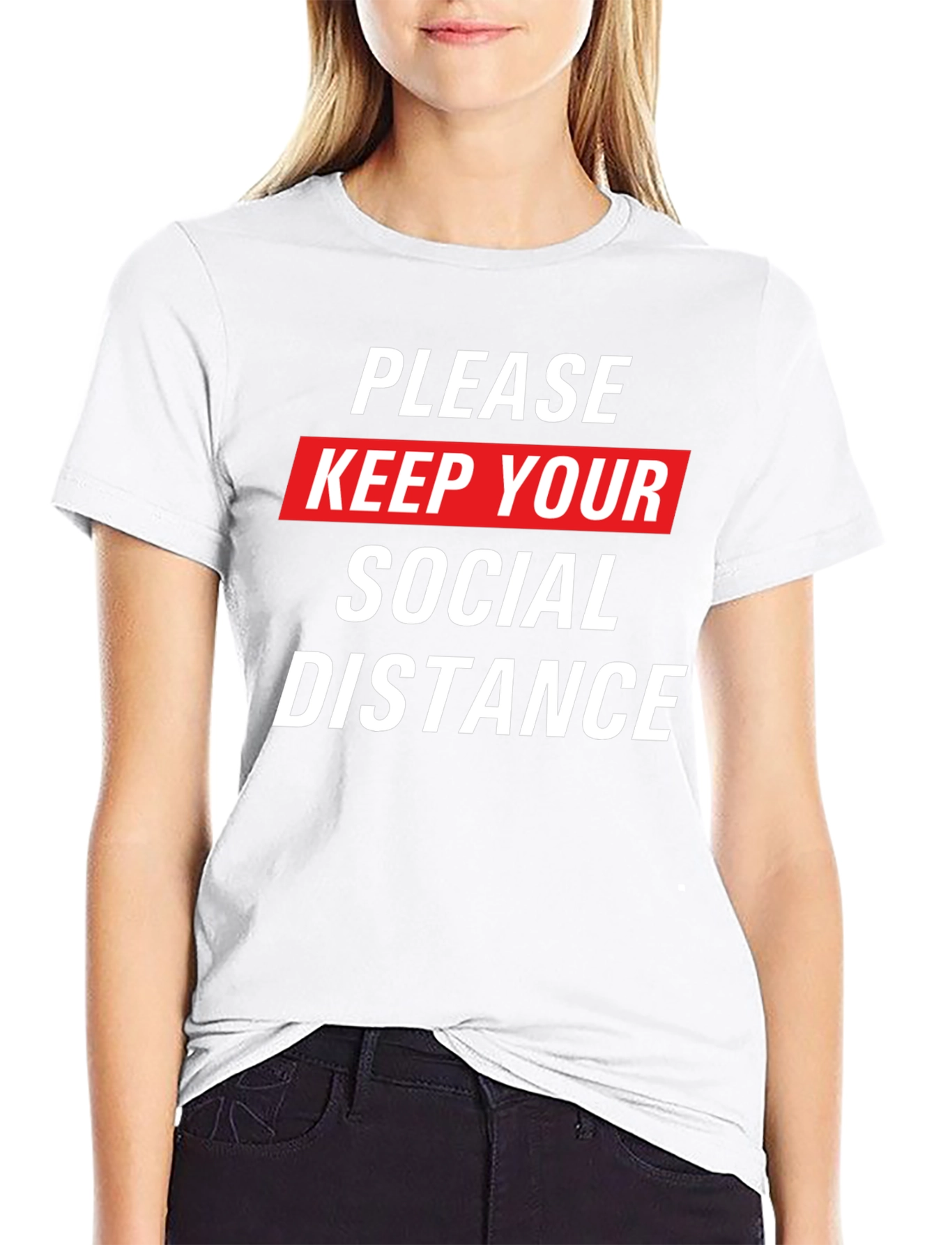 Social Distance Graphic Tee