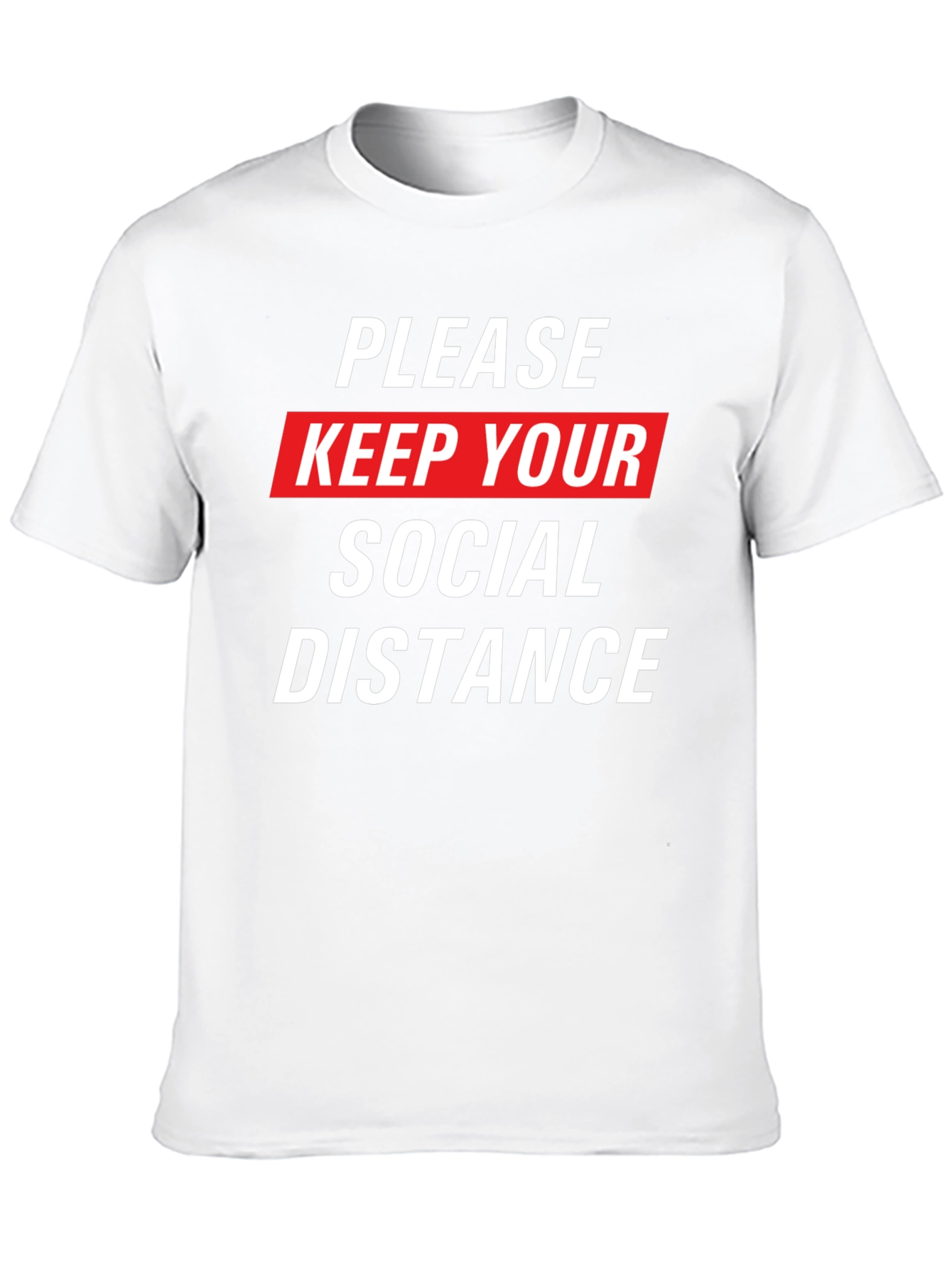 Social Distance Graphic Tee