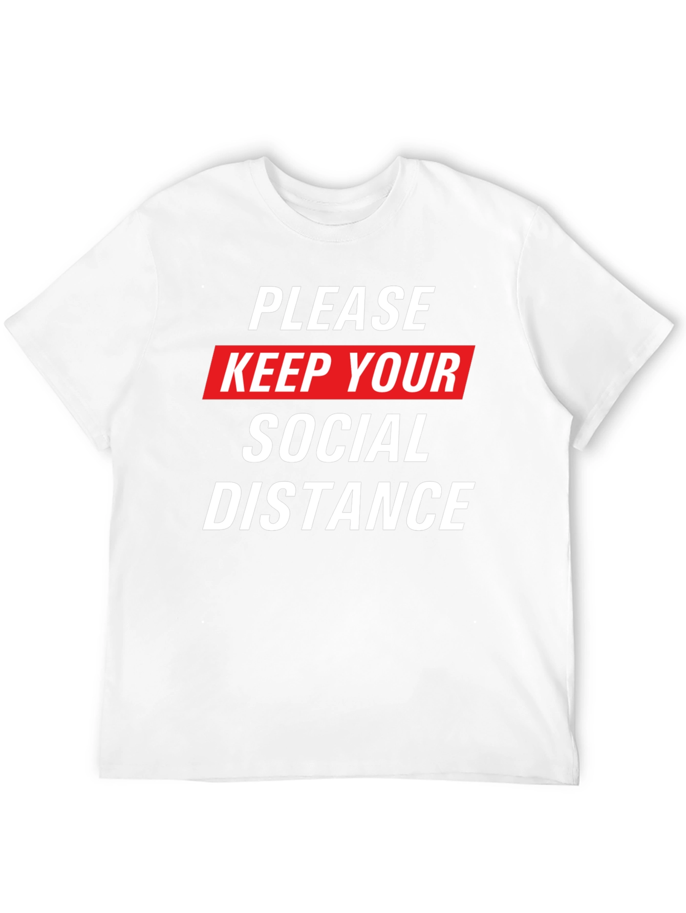 Social Distance Graphic Tee