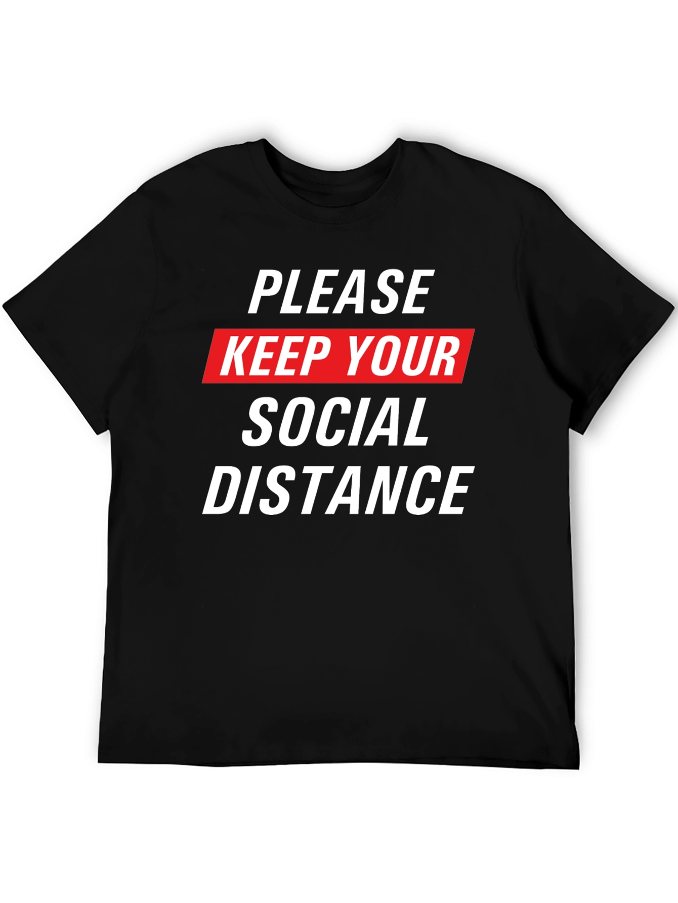 Social Distance Graphic Tee