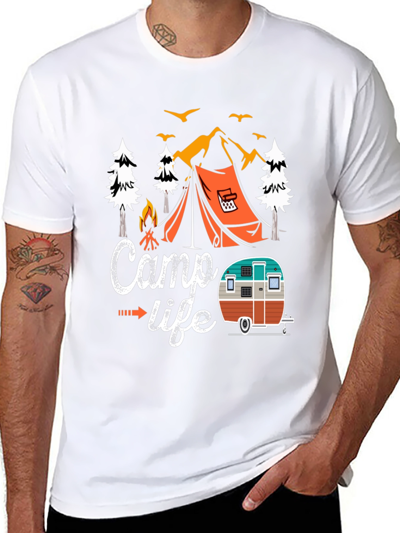 Camp Life Graphic T-Shirt