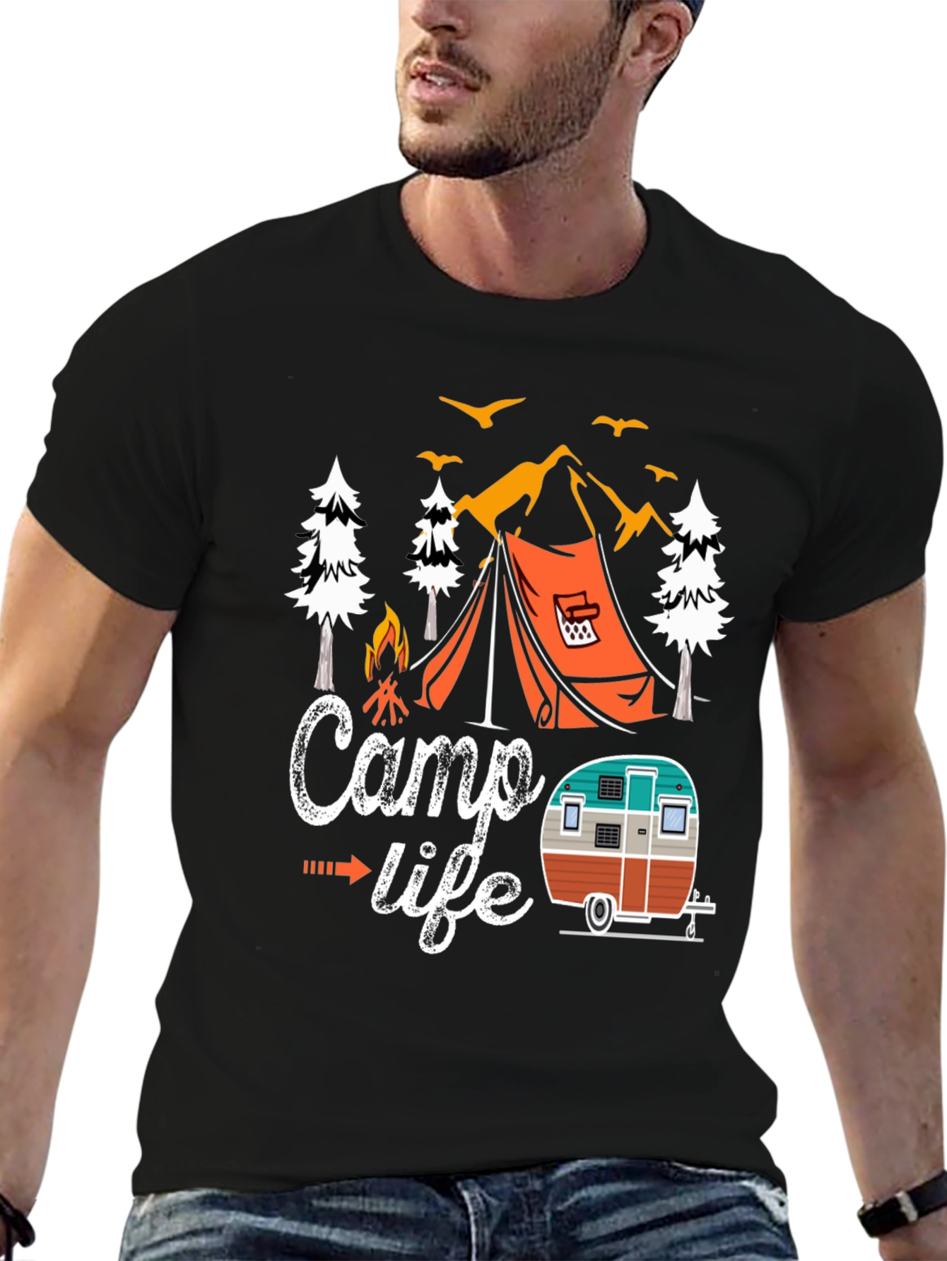 Camp Life Graphic T-Shirt