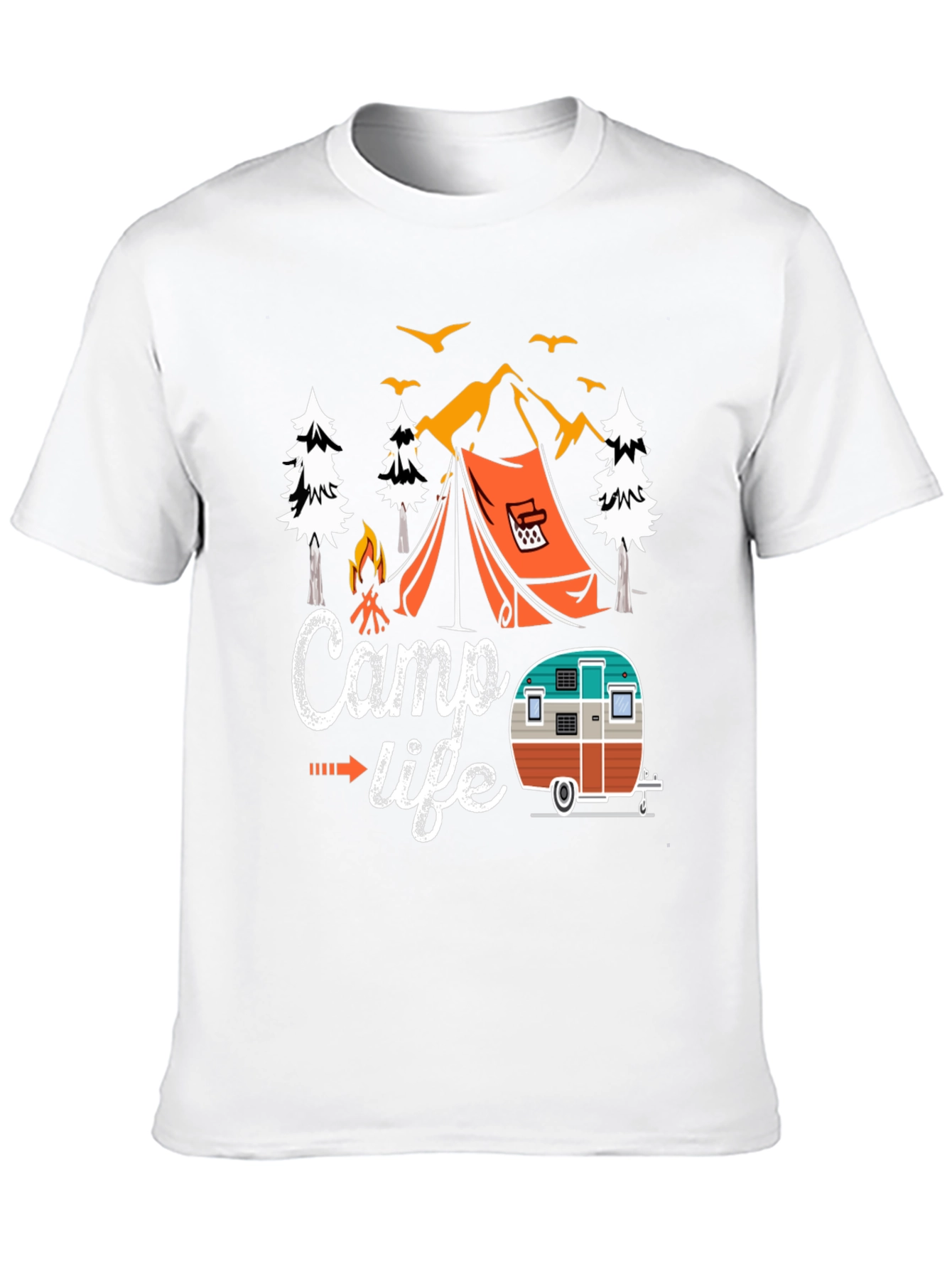 Camp Life Graphic T-Shirt