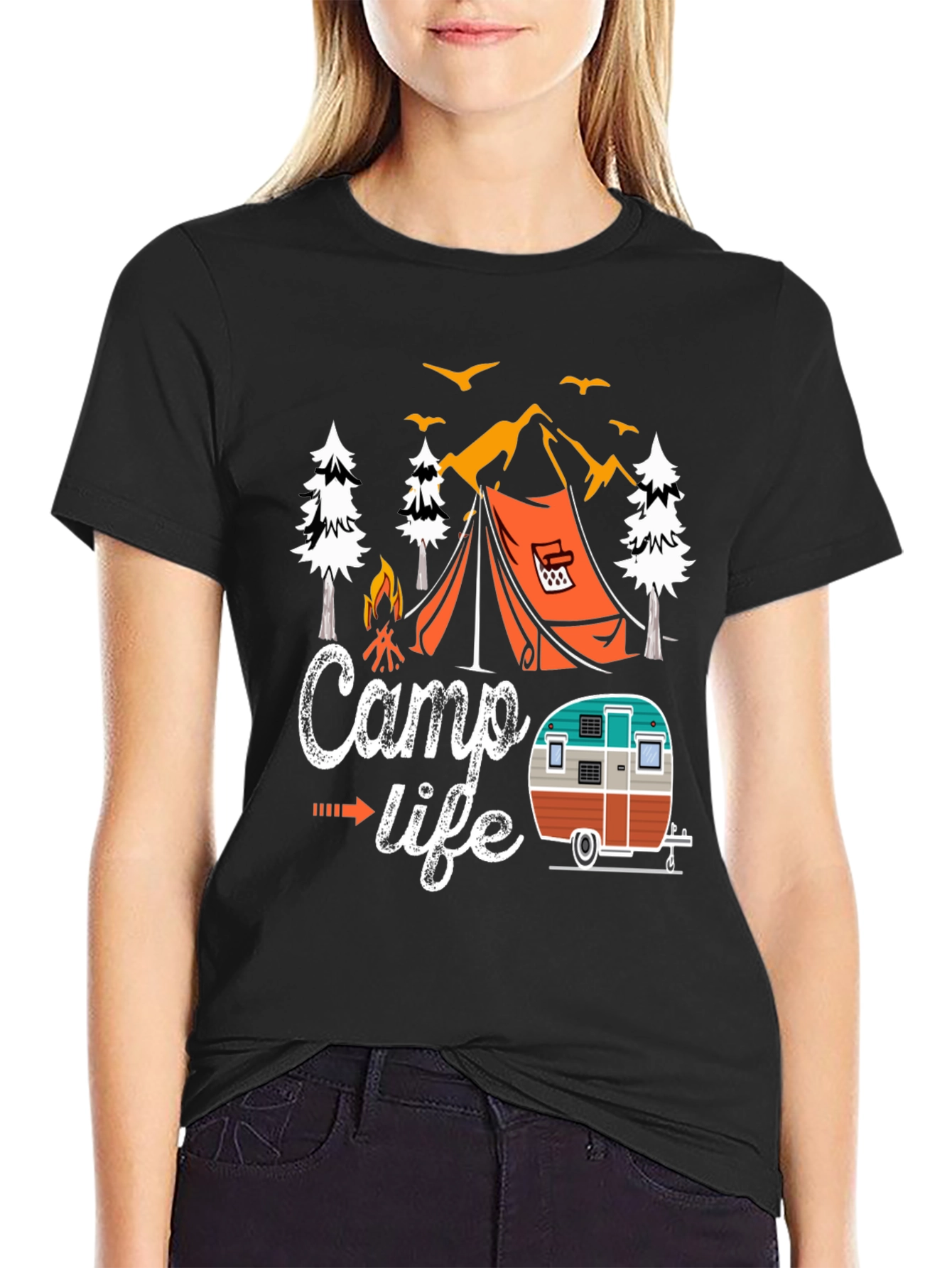 Camp Life Graphic T-Shirt