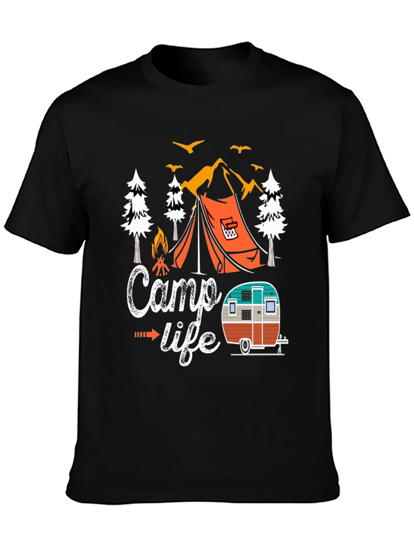 Camp Life Graphic T-Shirt