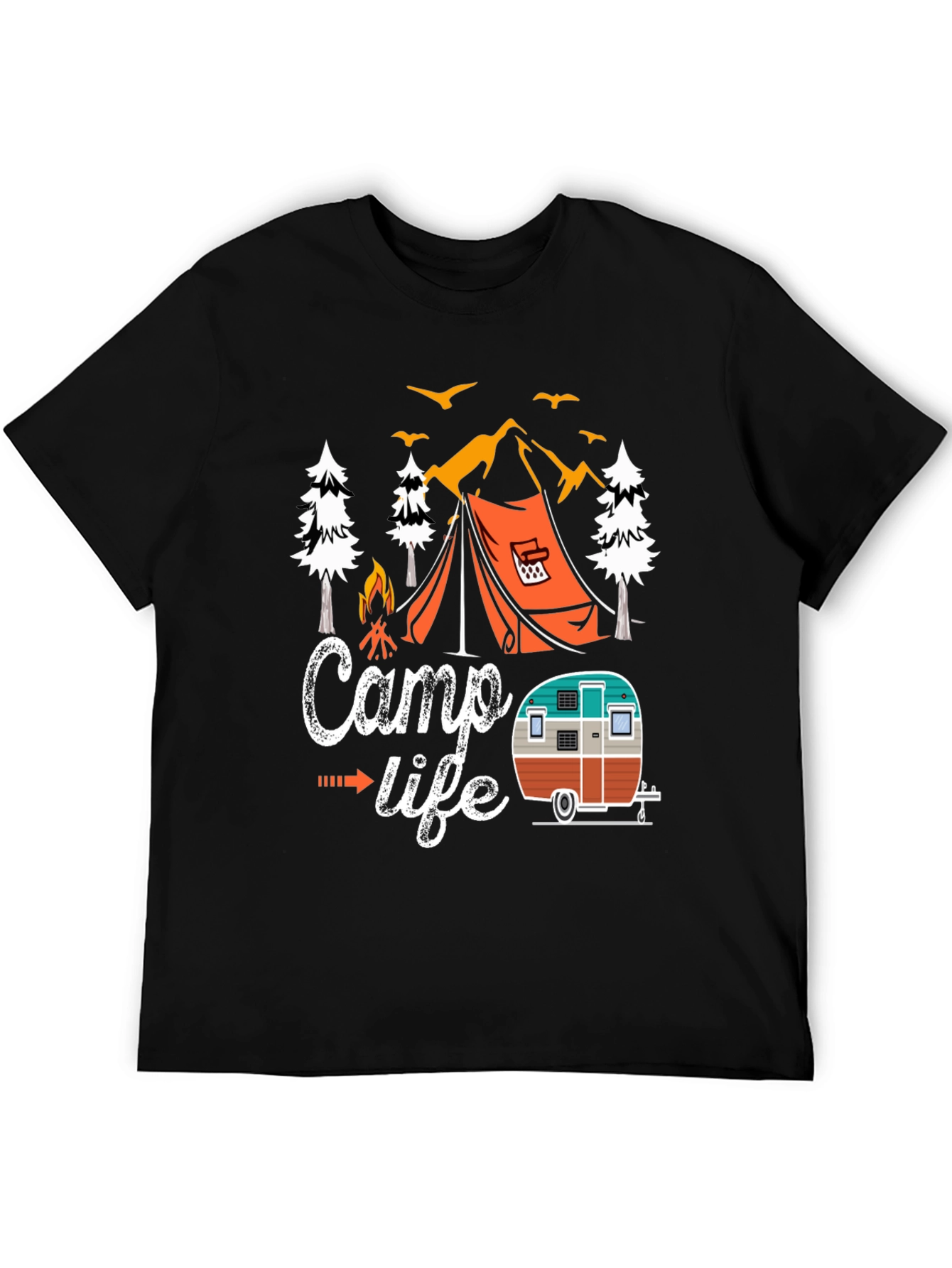 Camp Life Graphic T-Shirt