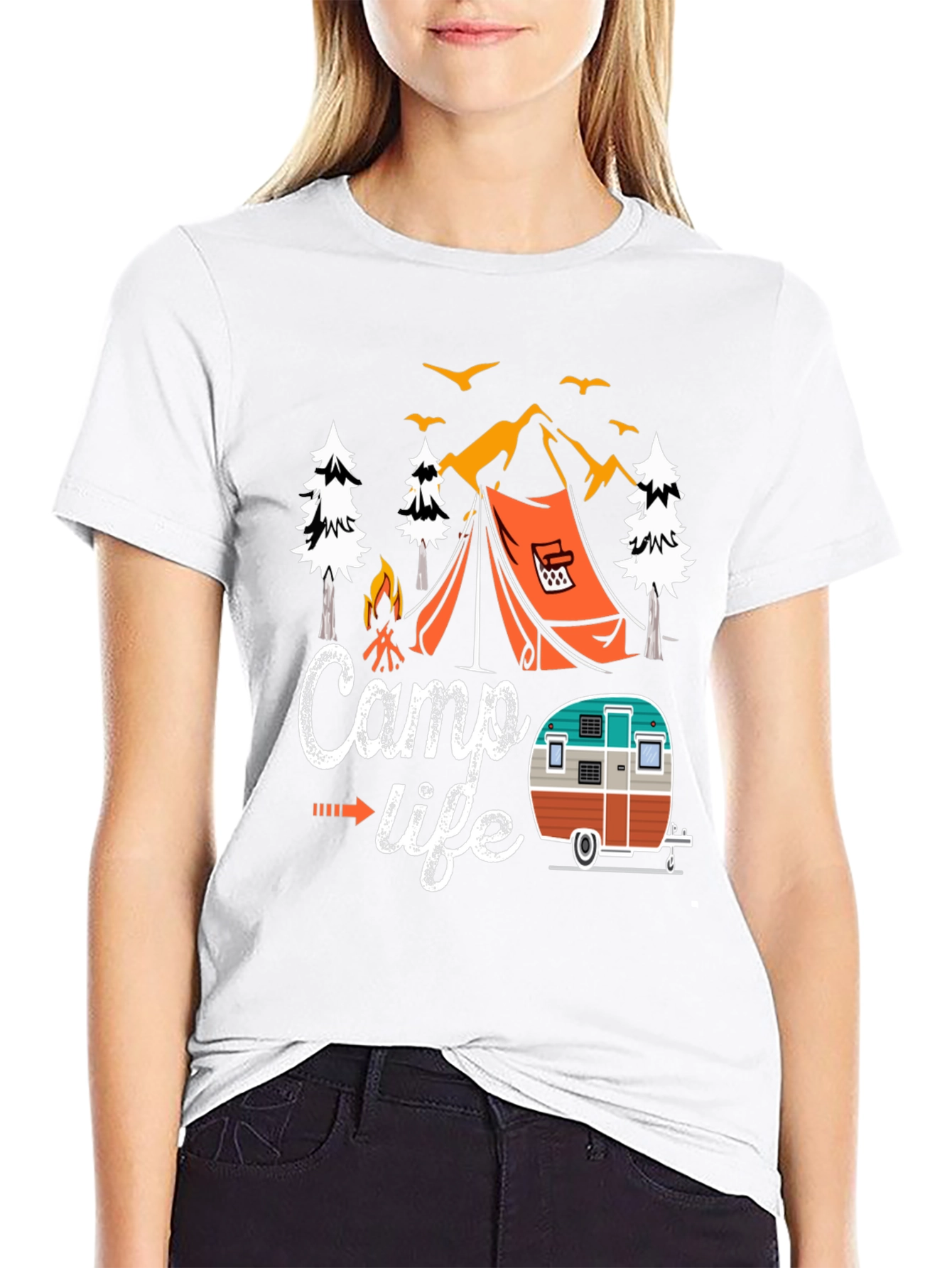 Camp Life Graphic T-Shirt
