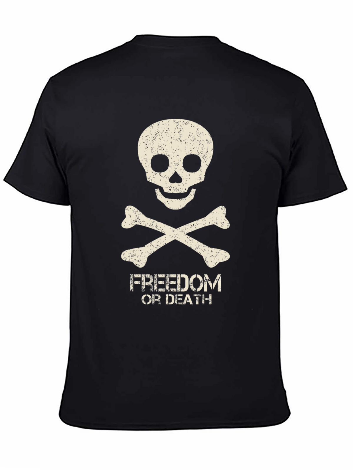 Freedom or Death Skull Graphic Tee