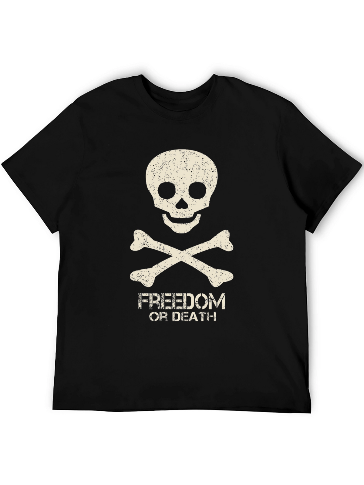 Freedom or Death Skull Graphic Tee