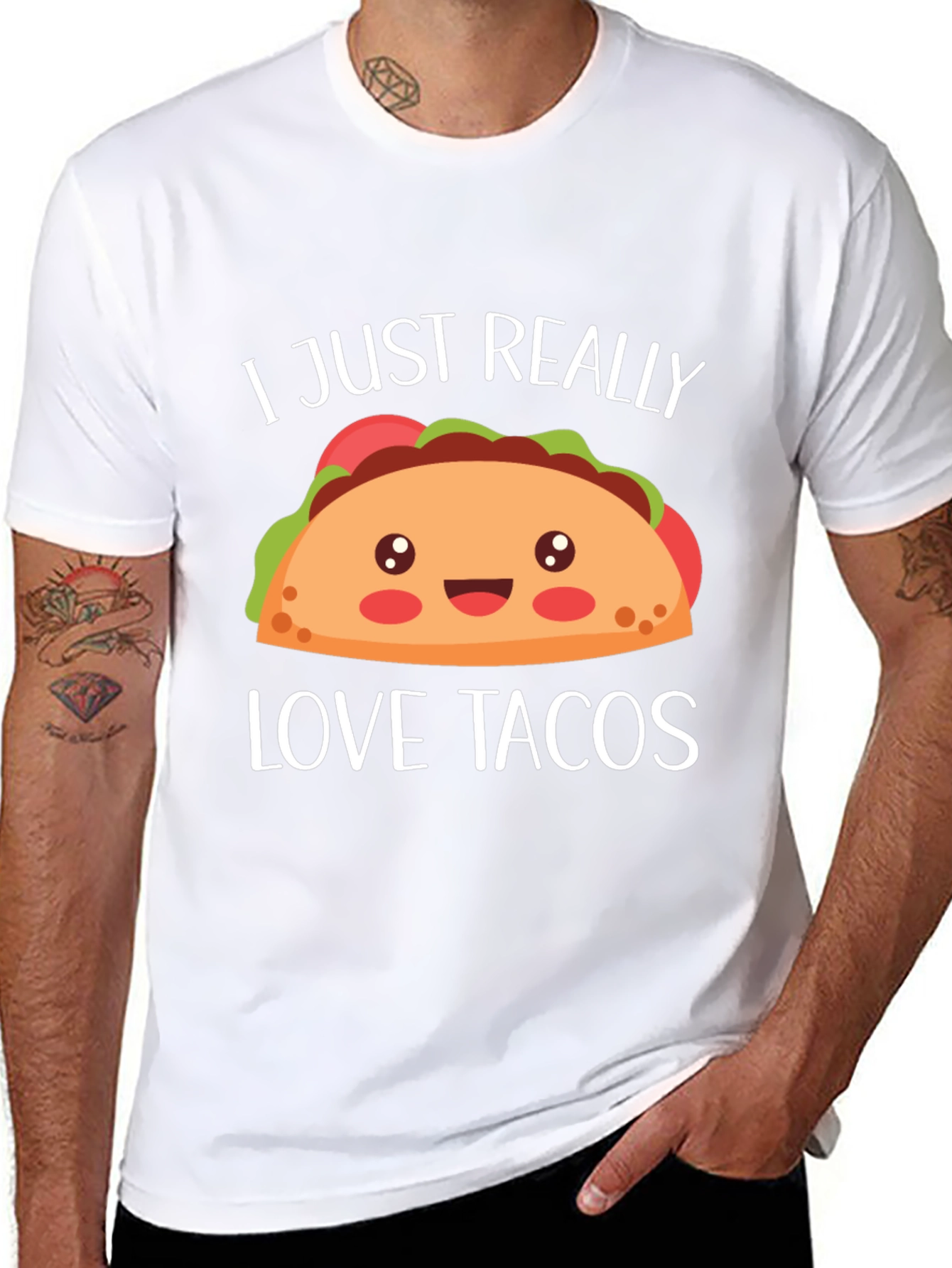 I Love Tacos Graphic T-Shirt