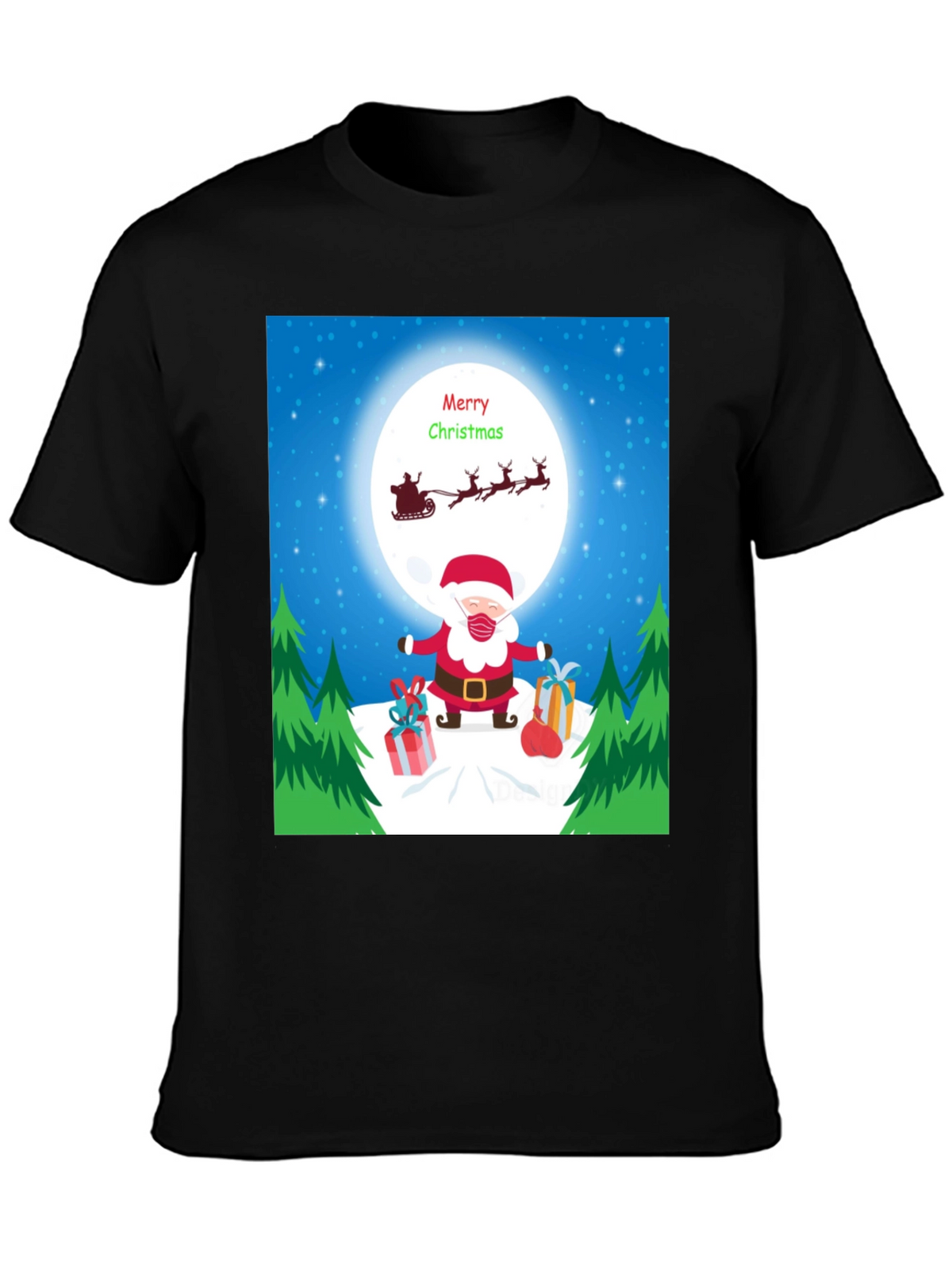 Festive Santa Christmas T-Shirt