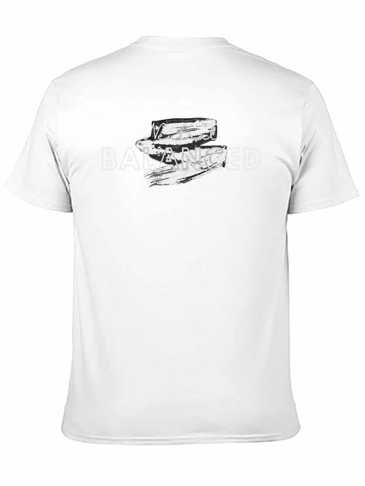 Never Balanced Graphic Tee - Mens Black T-Shirt
