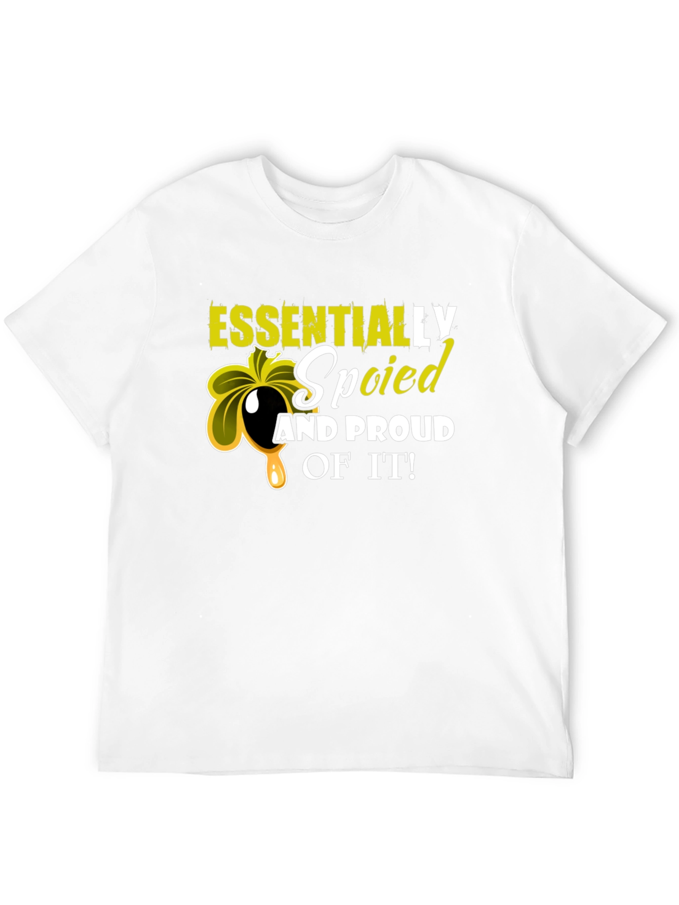 Essentially Spoiled Olive Graphic Tee