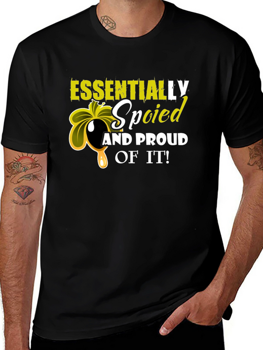Essentially Spoiled Olive Graphic Tee