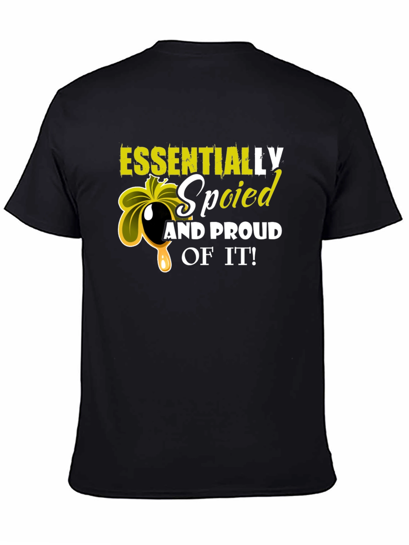 Essentially Spoiled Olive Graphic Tee