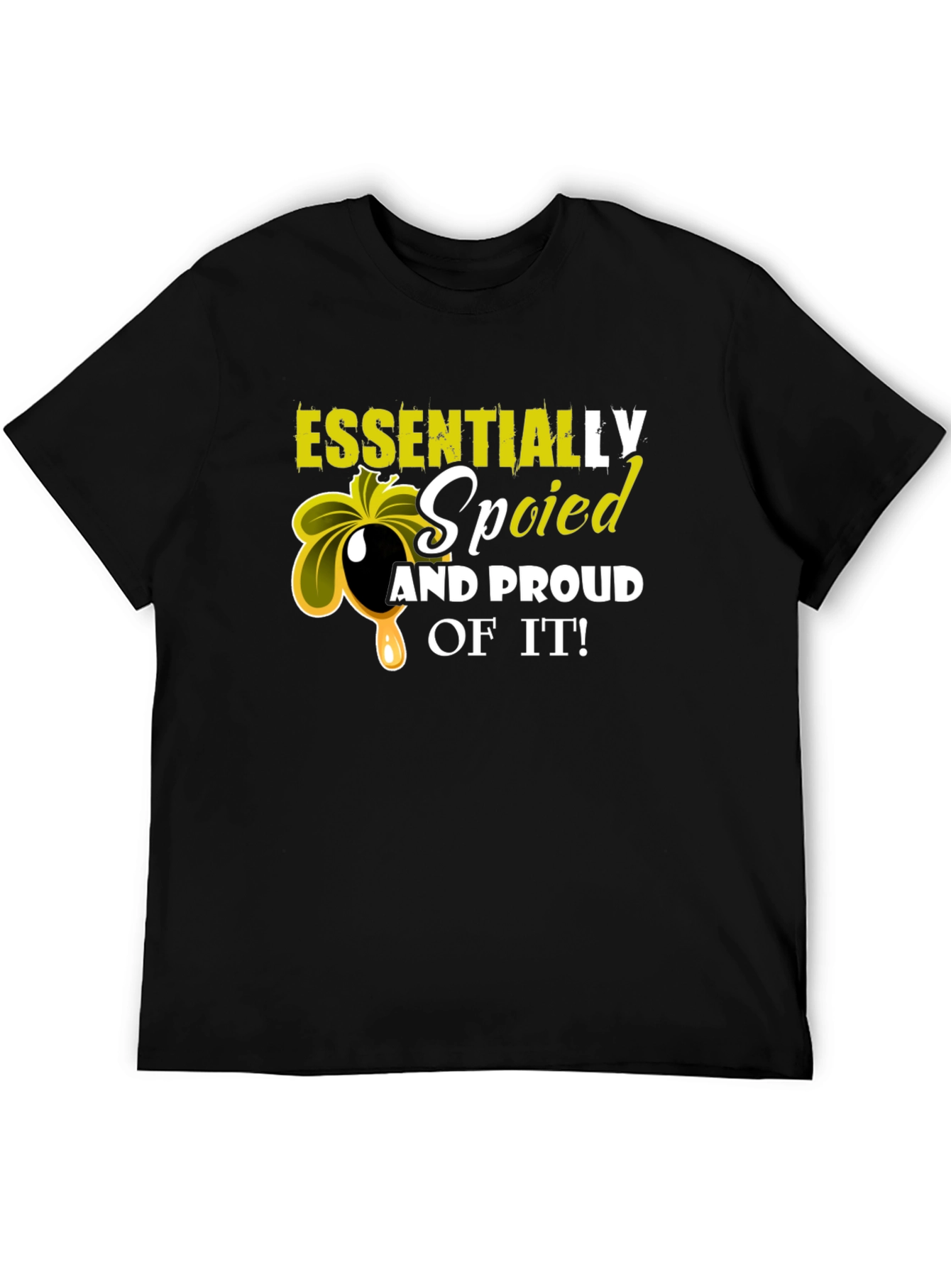 Essentially Spoiled Olive Graphic Tee