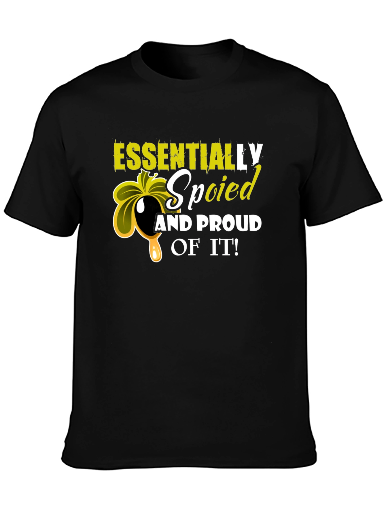 Essentially Spoiled Olive Graphic Tee
