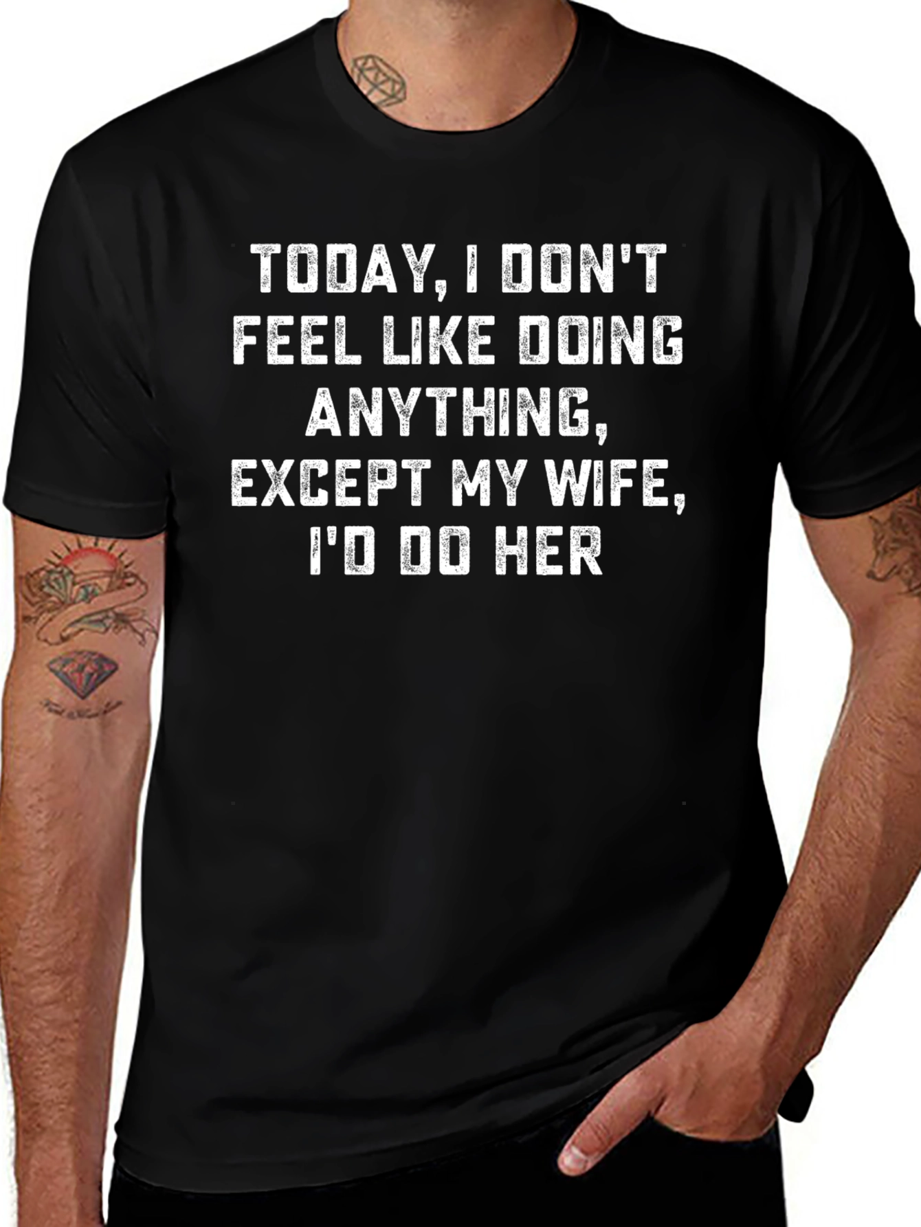 Funny Husband T-Shirt - Id Do Her