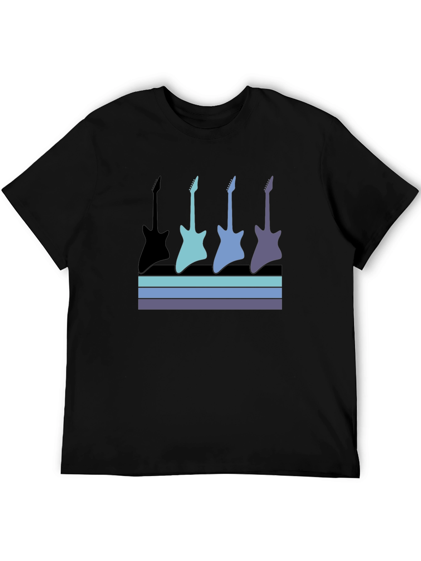 Retro Guitar Graphic T-Shirt